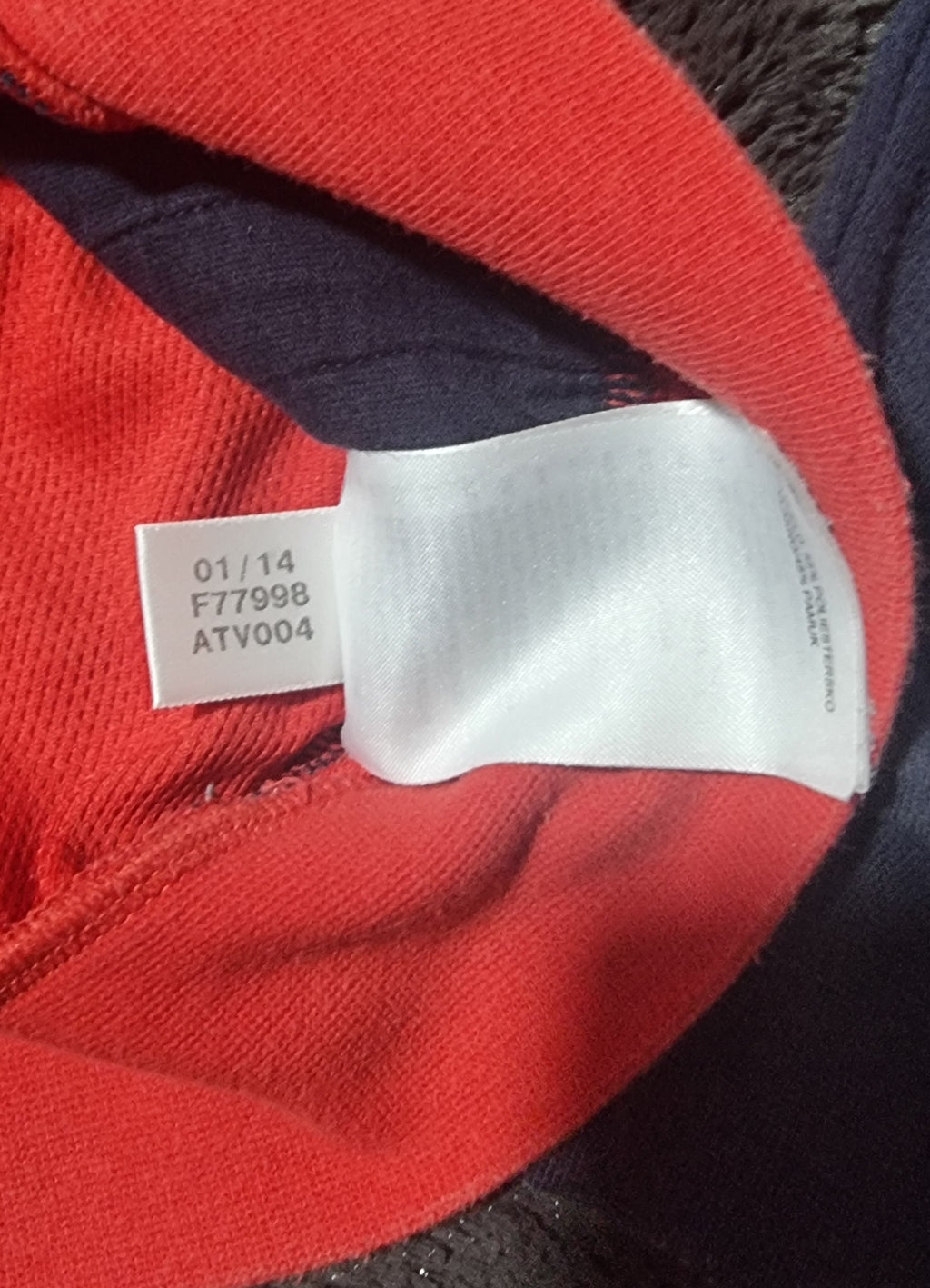 Adidas Originals Chaqueta Track Roja y Azul con Capucha