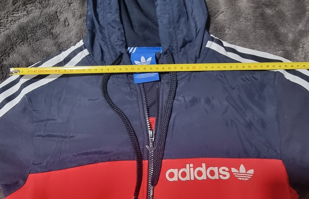 Adidas Originals Chaqueta Track Roja y Azul con Capucha