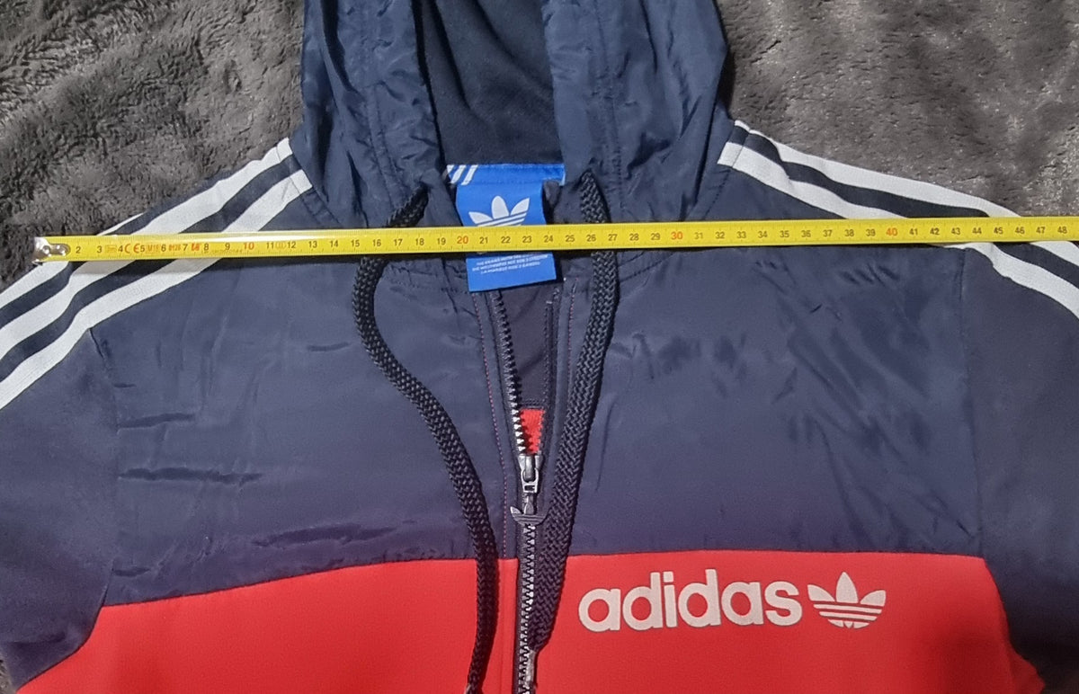 Adidas Originals Chaqueta Track Roja y Azul con Capucha