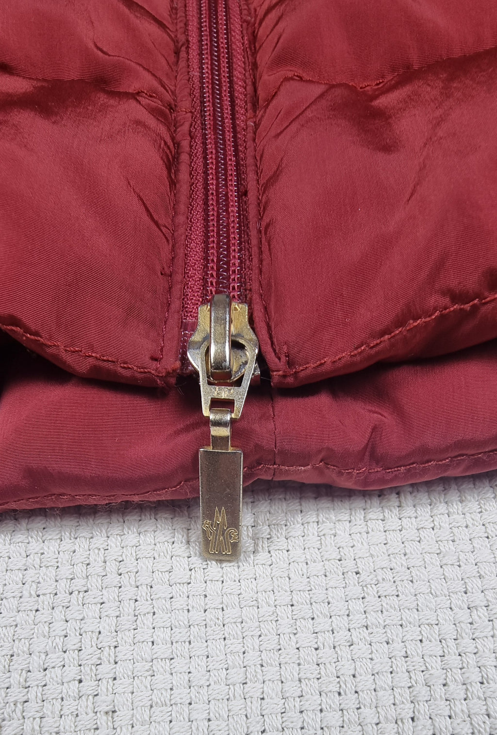 Moncler Plumífero Largo Rojo Talla 1
