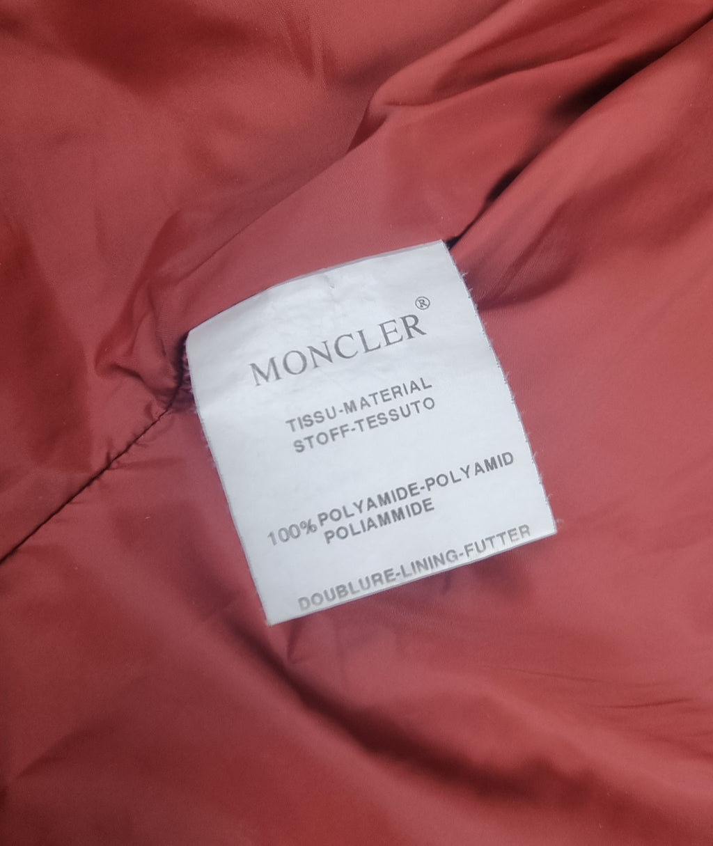 Moncler Plumífero Largo Rojo Talla 1