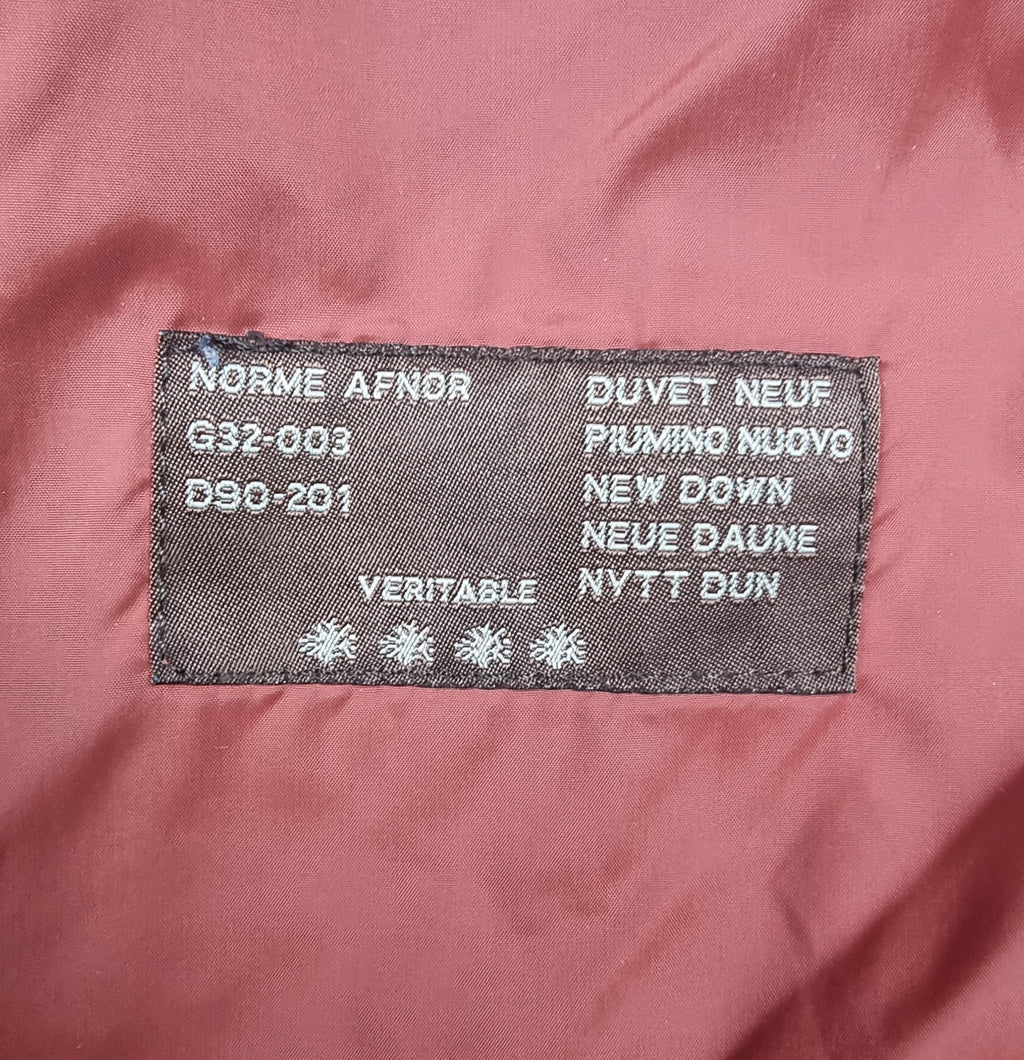 Moncler Plumífero Largo Rojo Talla 1