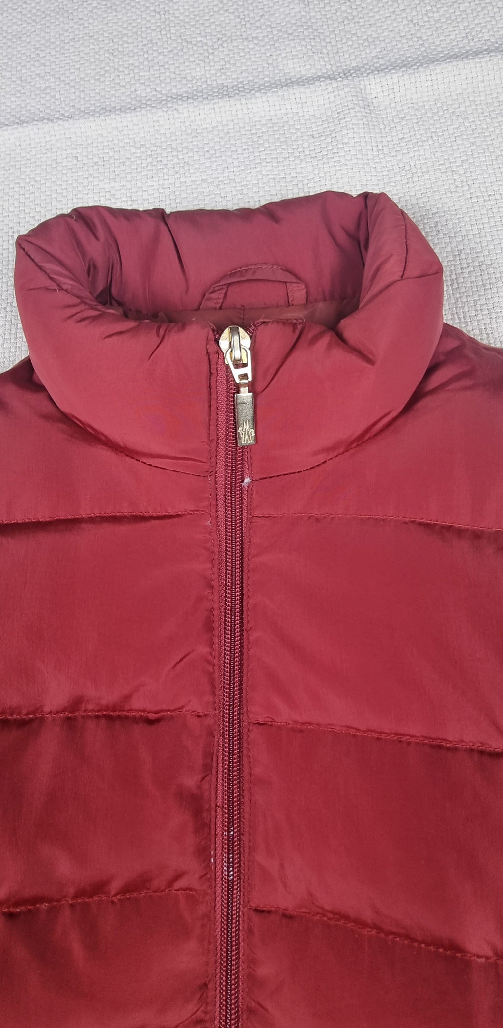 Moncler Plumífero Largo Rojo Talla 1