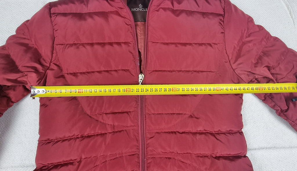 Moncler Plumífero Largo Rojo Talla 1