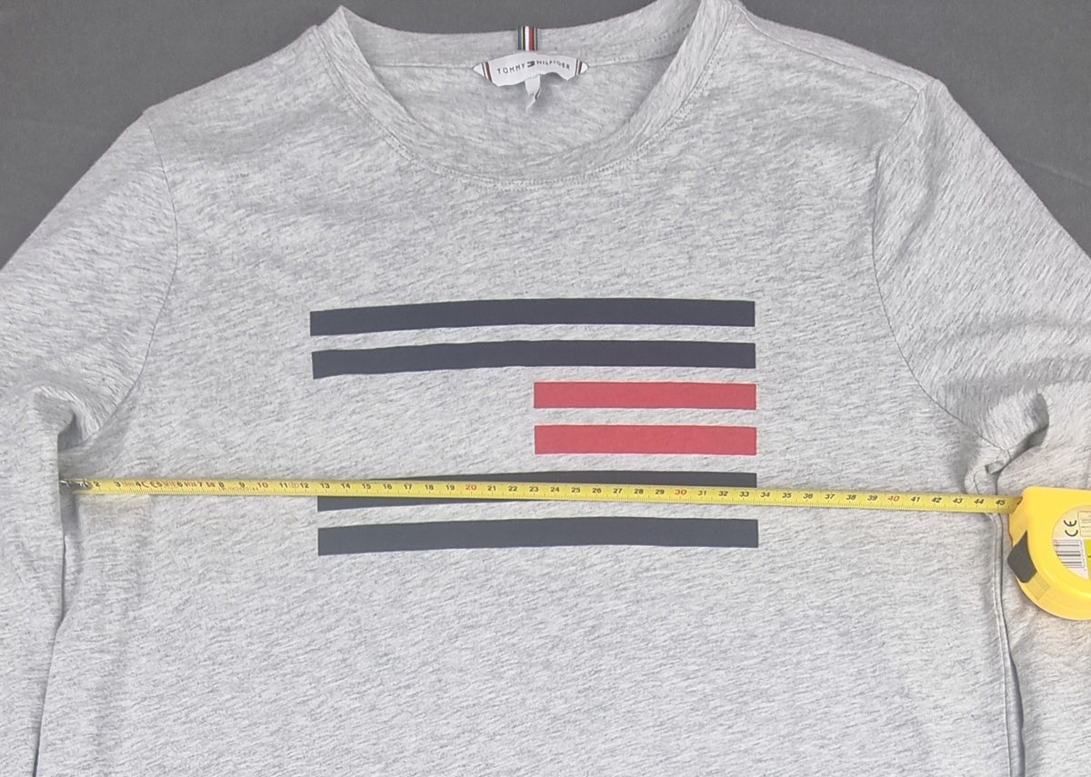 Tommy Hilfiger Camiseta Manga Larga Gris talla M