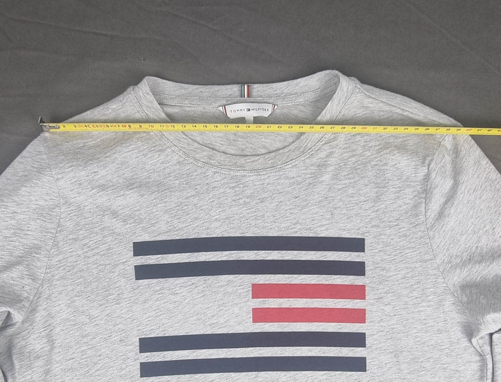 Tommy Hilfiger Camiseta Manga Larga Gris talla M