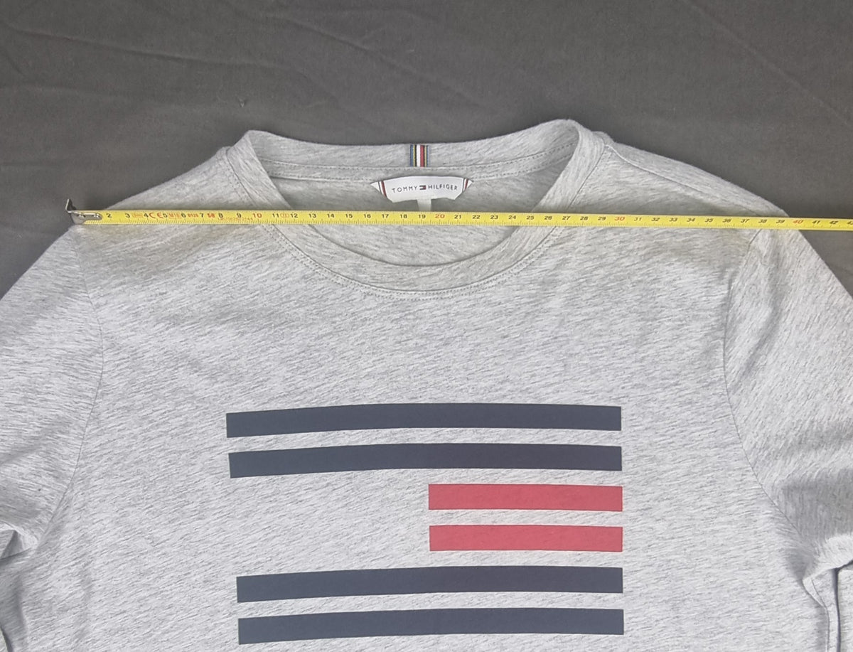Tommy Hilfiger Camiseta Manga Larga Gris talla M