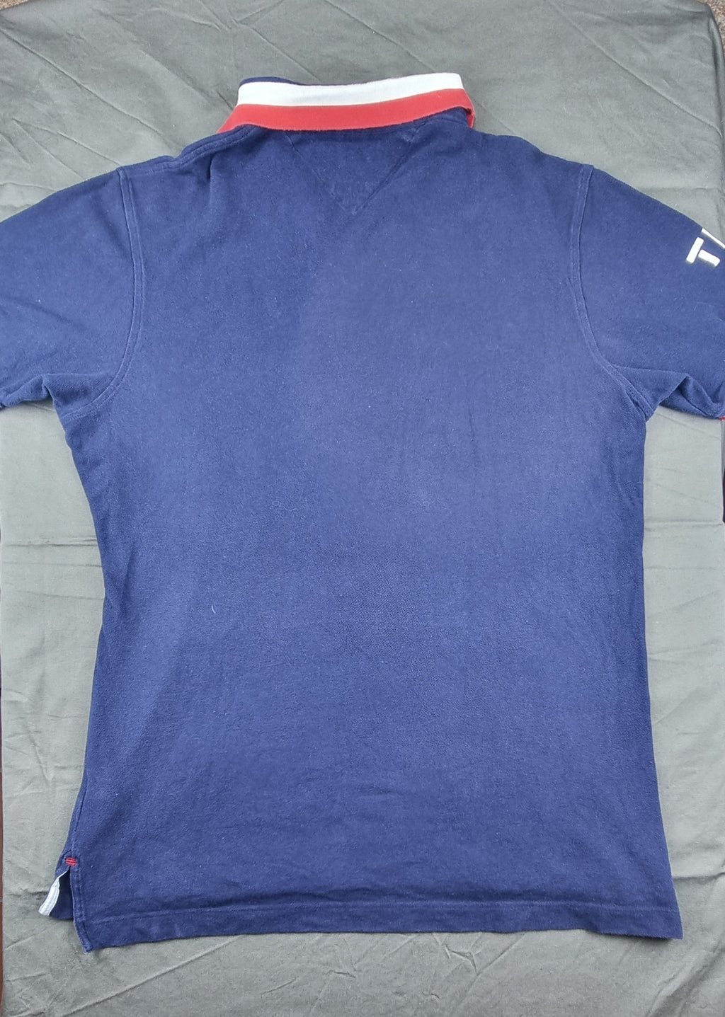 Tommy Hilfiger Polo Azul Hilfiger Crew talla XL