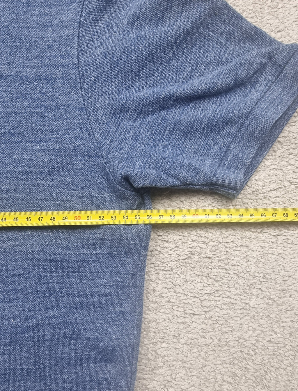 Polo Ralph Lauren Polo Azul Logo Amarillo talla L