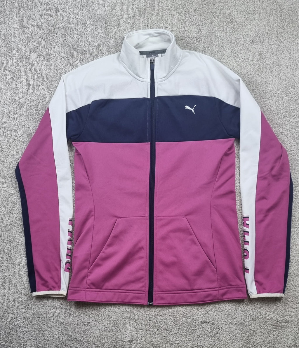 Puma Track Jacket Rosa Azul Blanco Talla XL