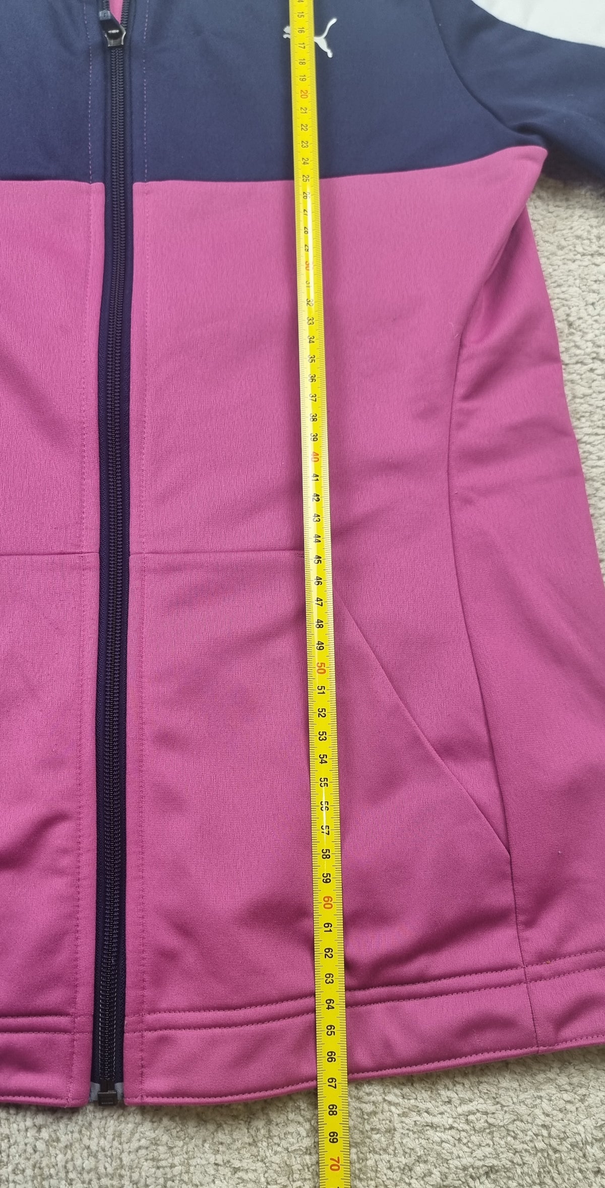 Puma Track Jacket Rosa Azul Blanco Talla XL