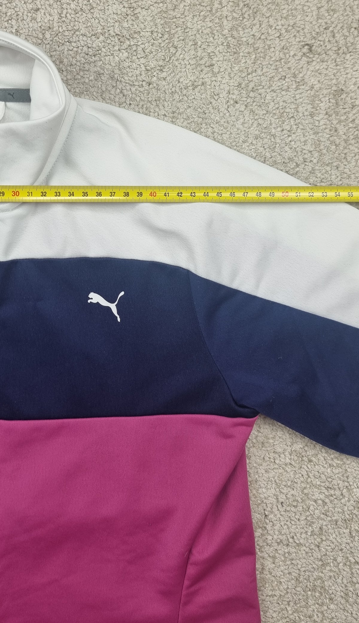 Puma Track Jacket Rosa Azul Blanco Talla XL