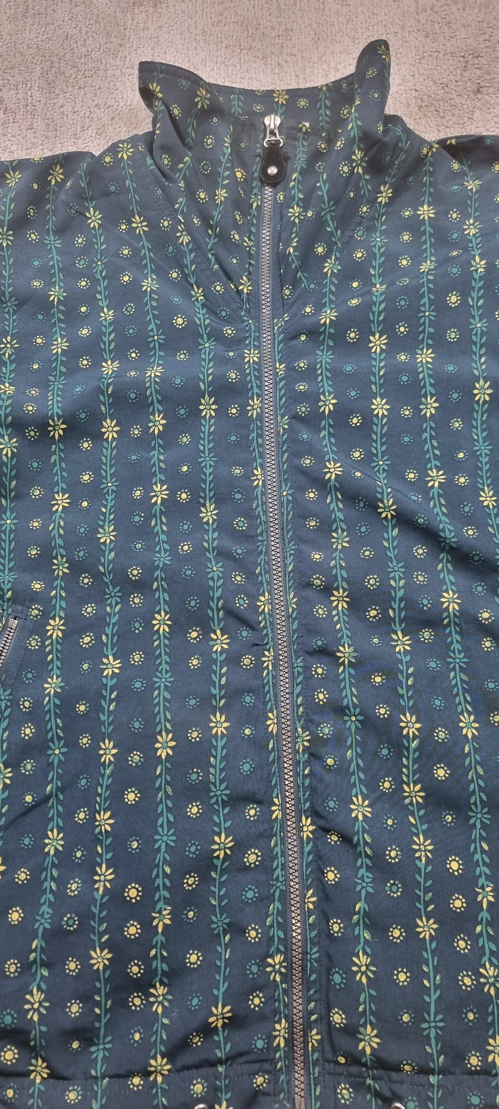 Adidas Vintage Chaqueta Estampada Talla 38
