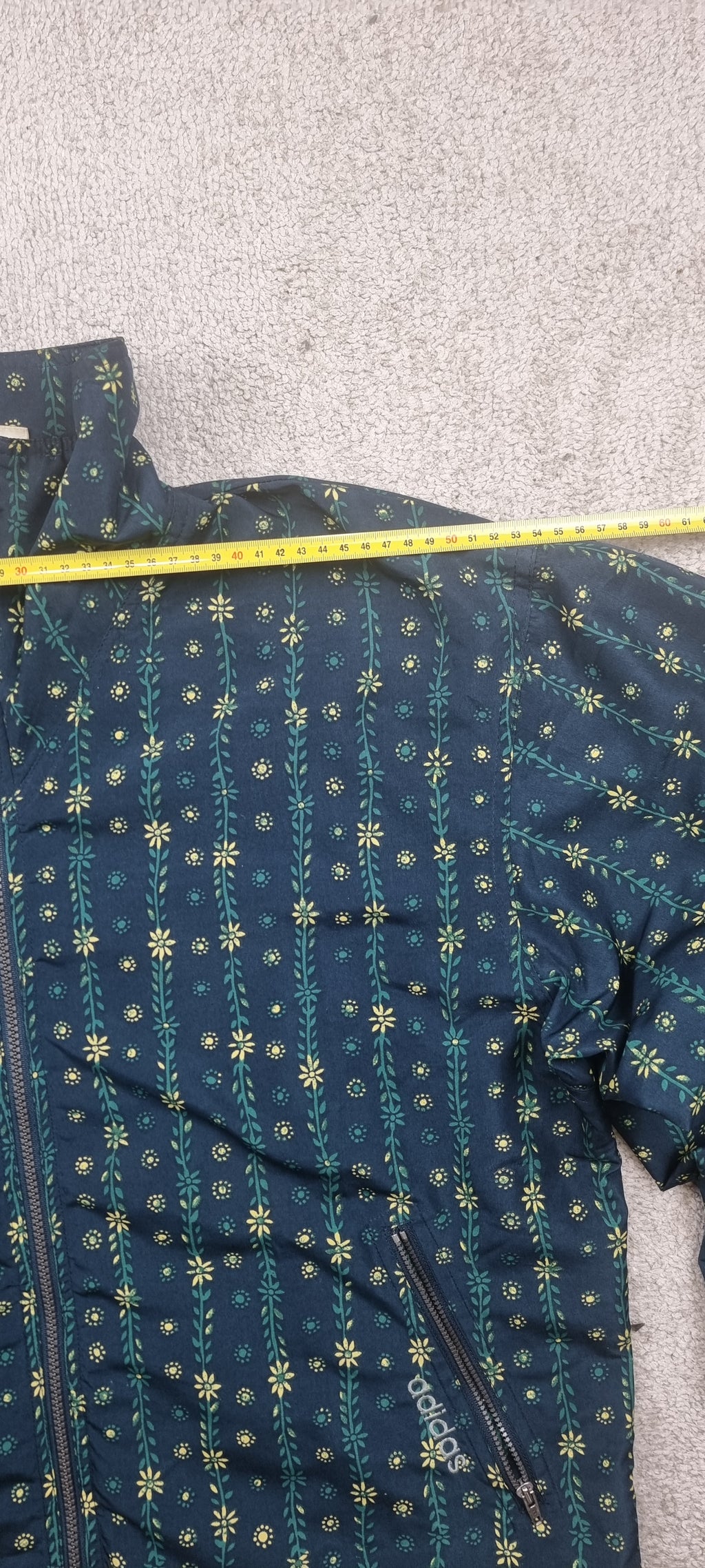 Adidas Vintage Chaqueta Estampada Talla 38