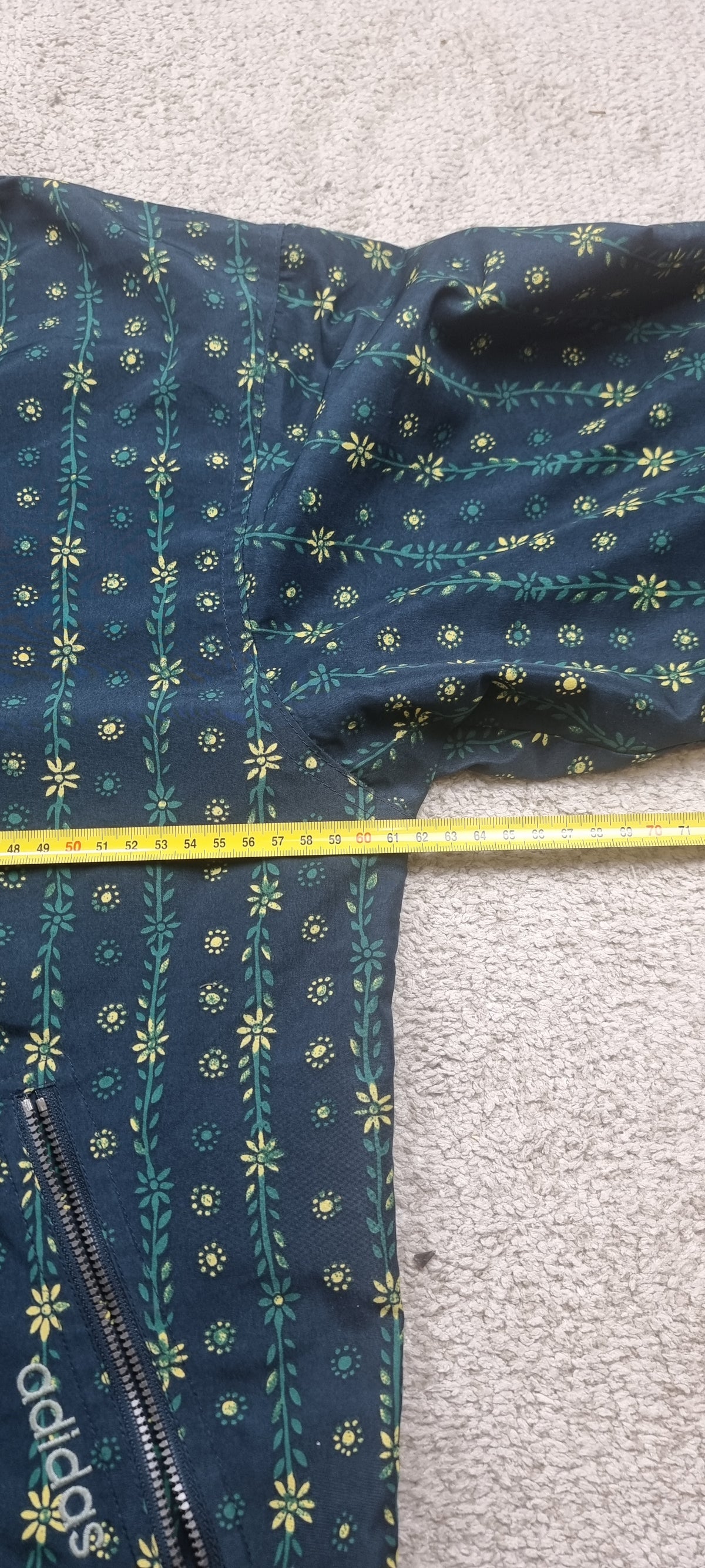 Adidas Vintage Chaqueta Estampada Talla 38