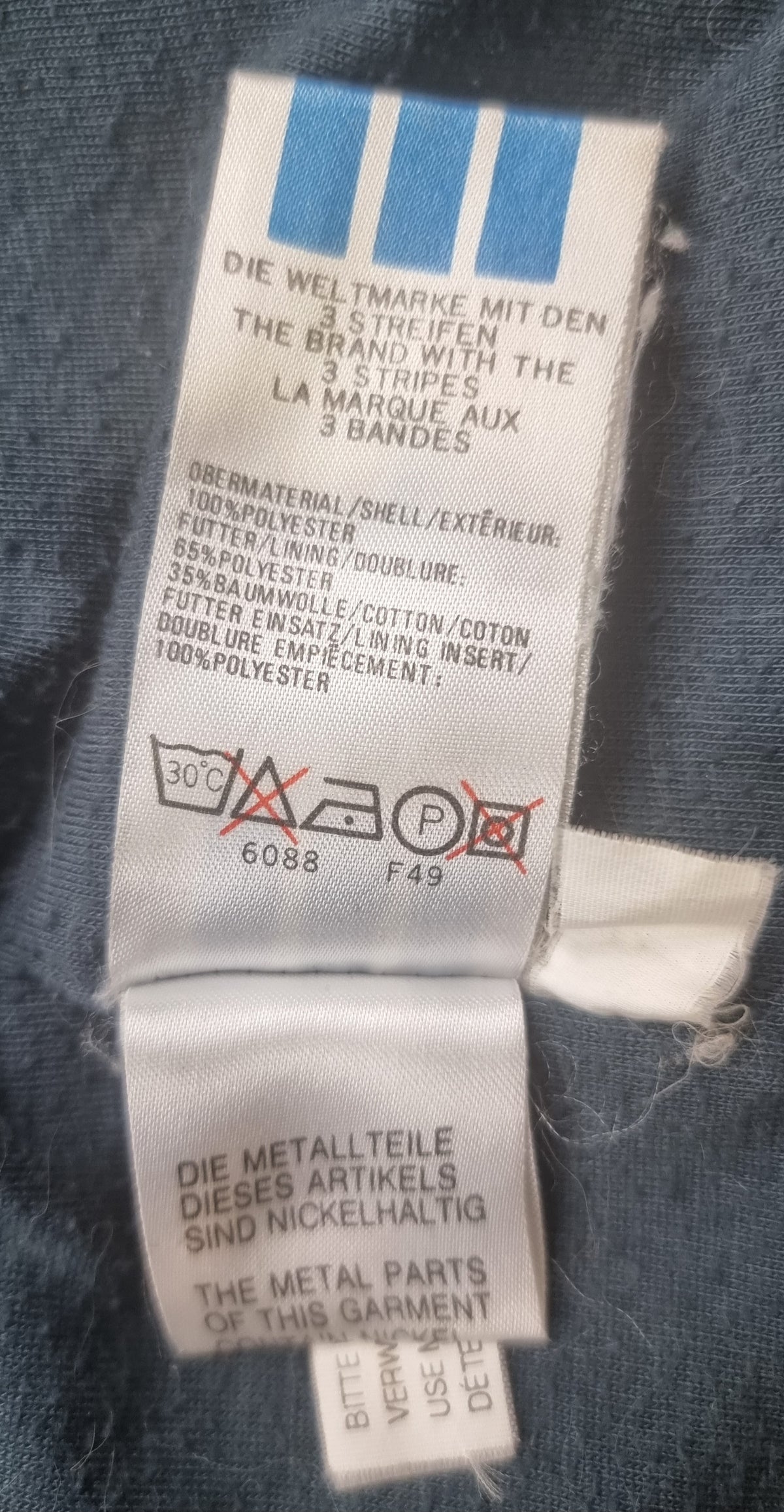 Adidas Vintage Chaqueta Estampada Talla 38