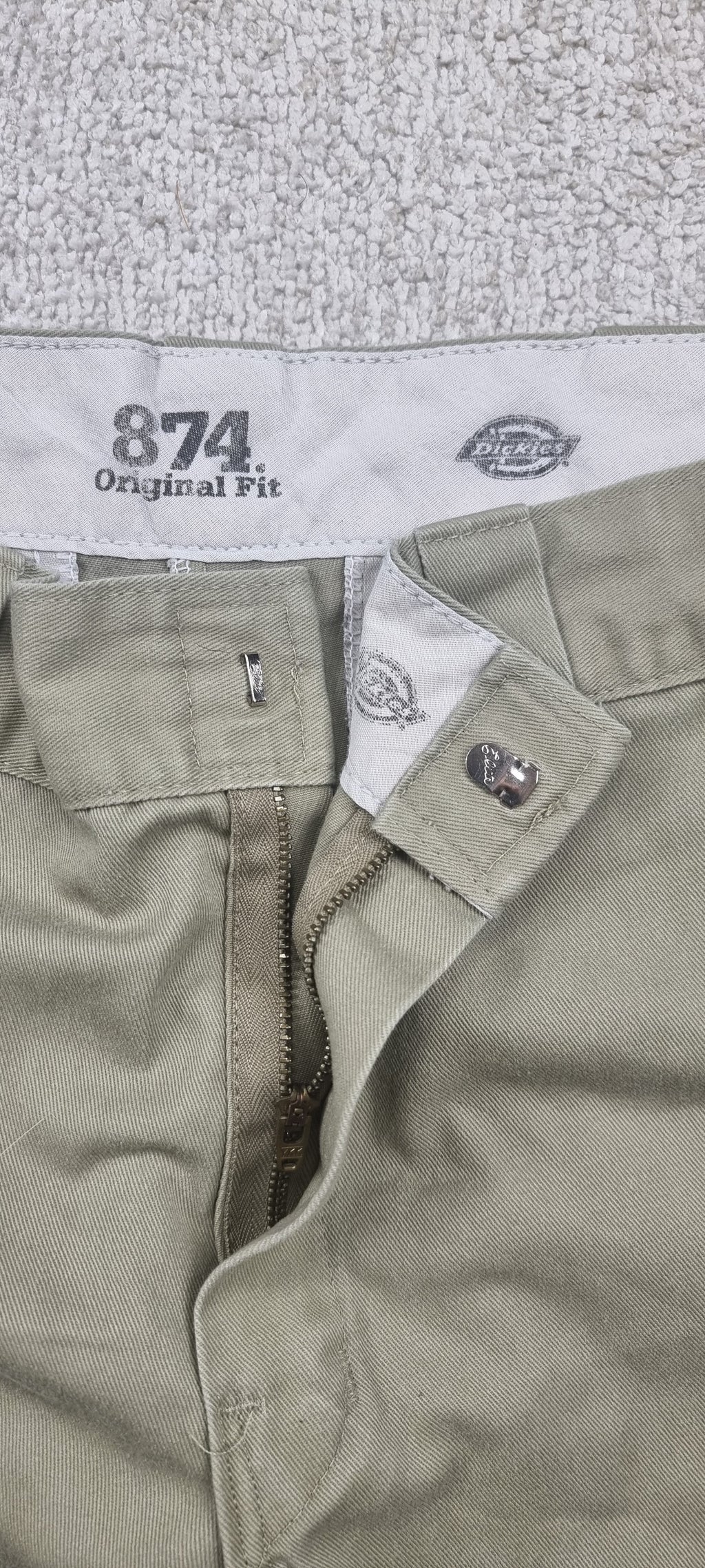 Dickies 874 Original Fit Pantalón Beige Talla W28 americana 38 europea