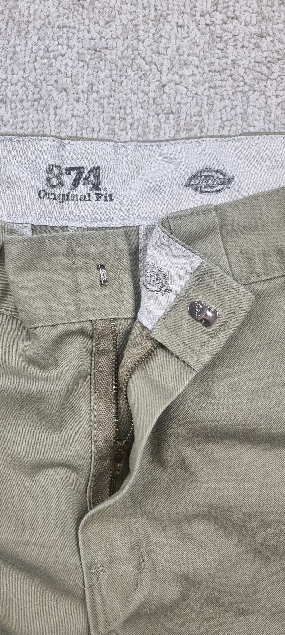 Dickies 874 Original Fit Pantalón Beige Talla W28 americana 38 europea
