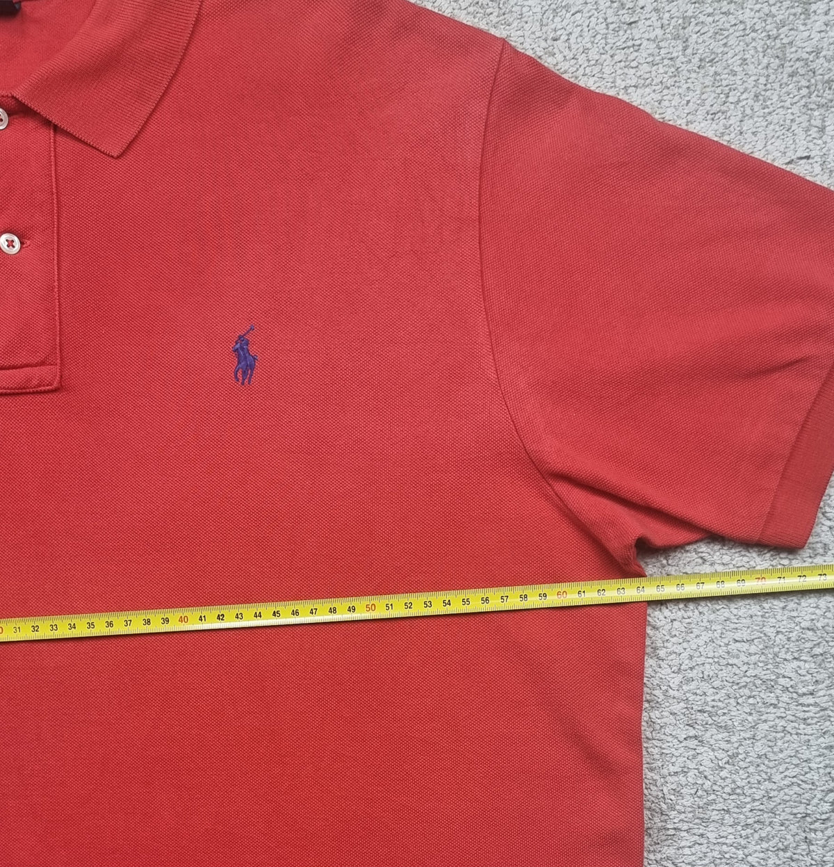 Polo Ralph Lauren Rojo Logo Bordado Talla L