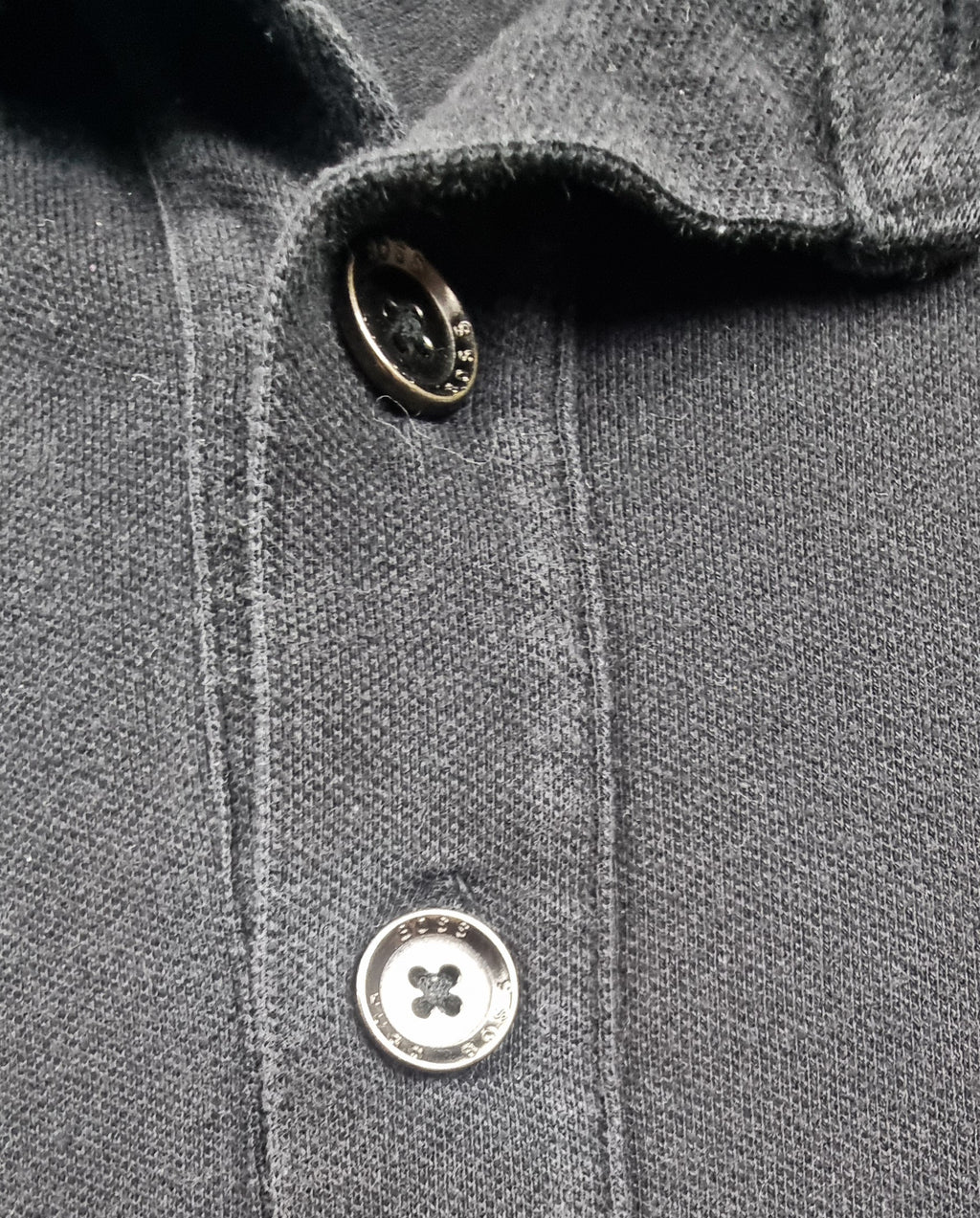 BOSS Polo negro Logo Tonal Talla M