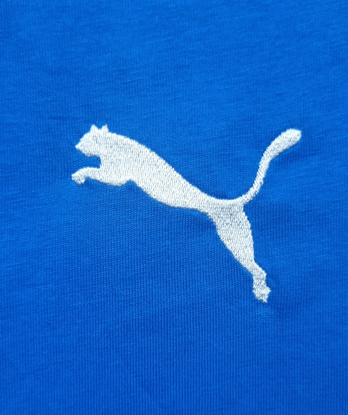 Puma Camiseta Azul Nueva Logo Bordado Talla M