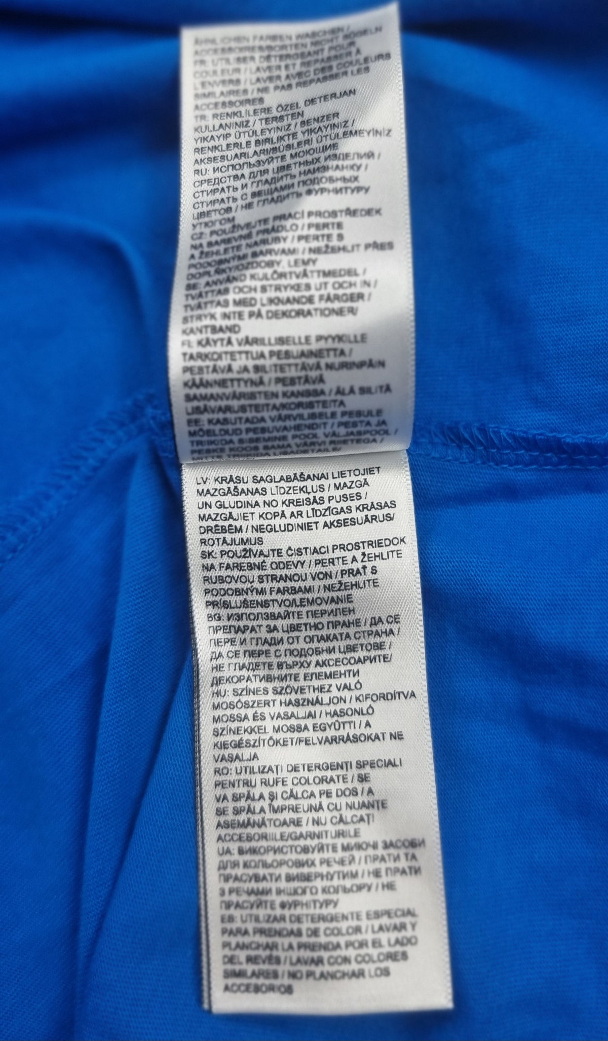 Puma Camiseta Azul Nueva Logo Bordado Talla M