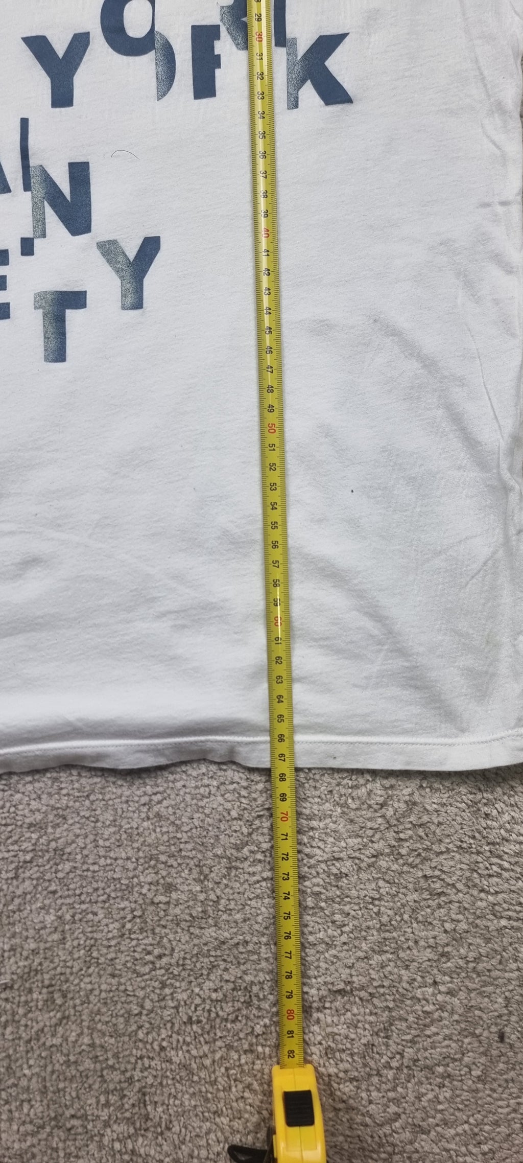 Camiseta Armani Exchange A|X blanca estampado gráfico – Talla L
