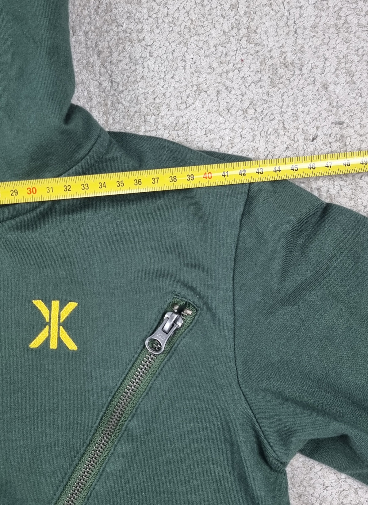 Mono OnePiece The Norwegian Original verde militar con parches – Talla S
