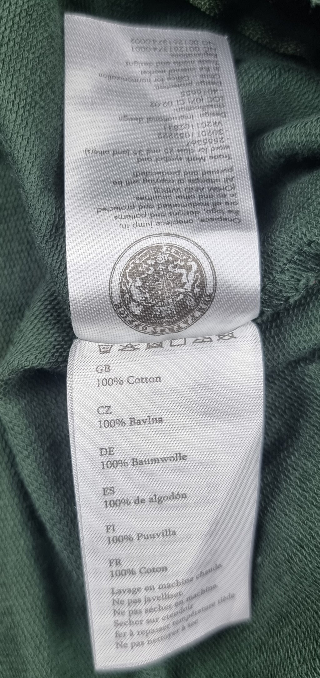 Mono OnePiece The Norwegian Original verde militar con parches – Talla S