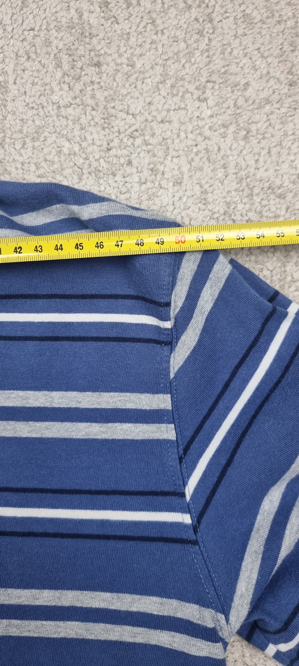 Polo Woolrich John Rich & Bros. de manga larga a rayas – Talla XL