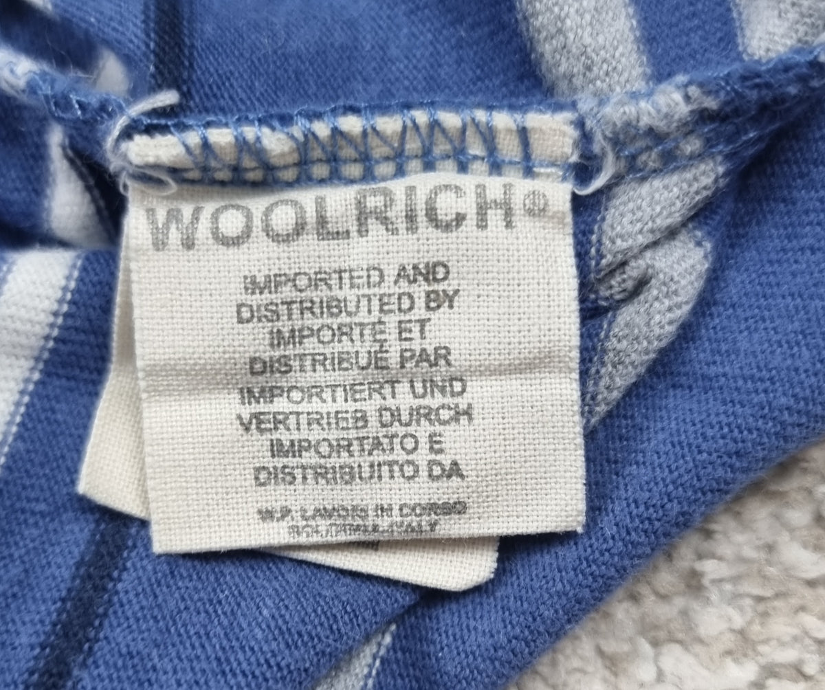 Polo Woolrich John Rich & Bros. de manga larga a rayas – Talla XL