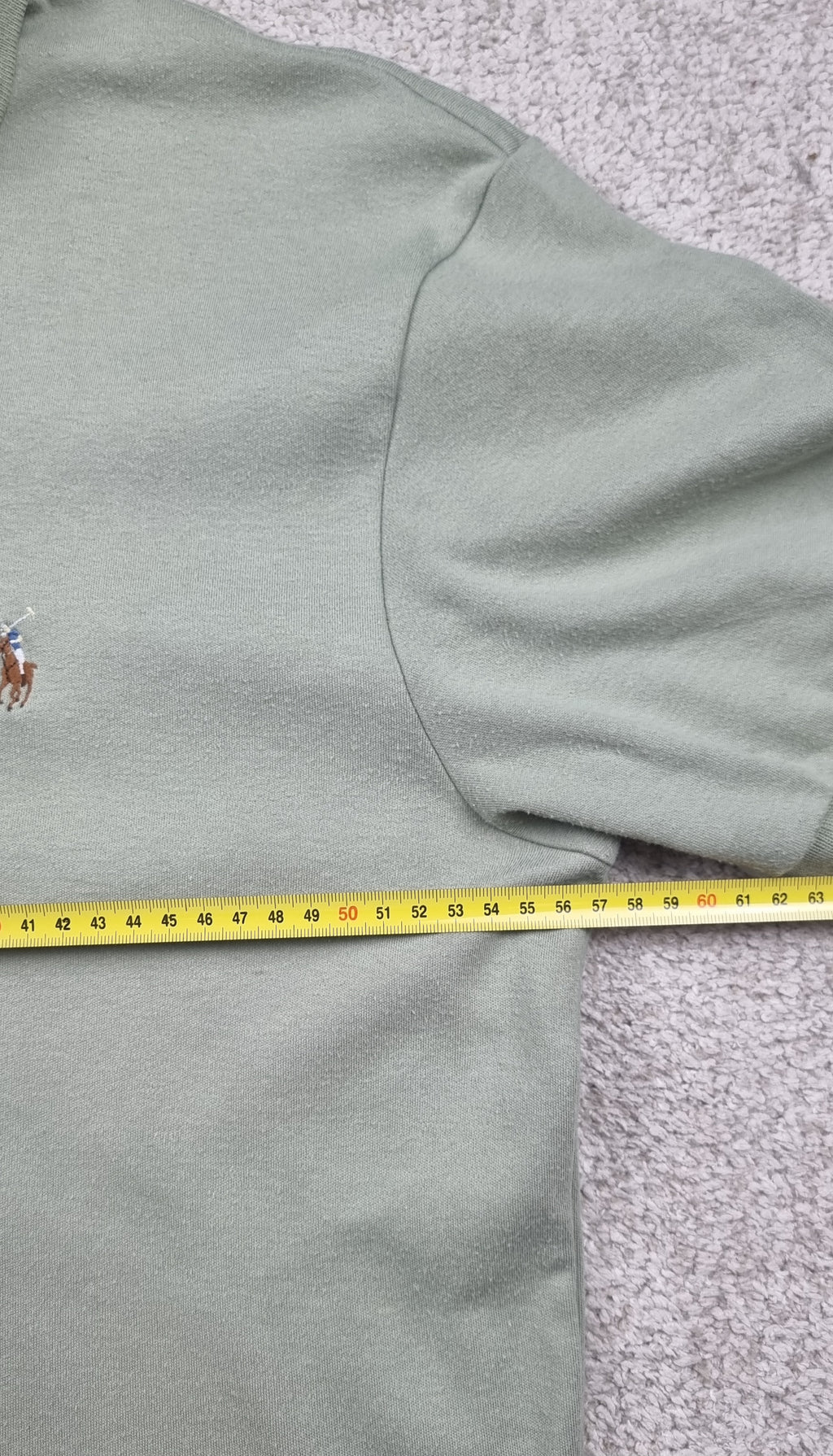 Polo Ralph Lauren vintage verde salvia 100% algodón – Talla M