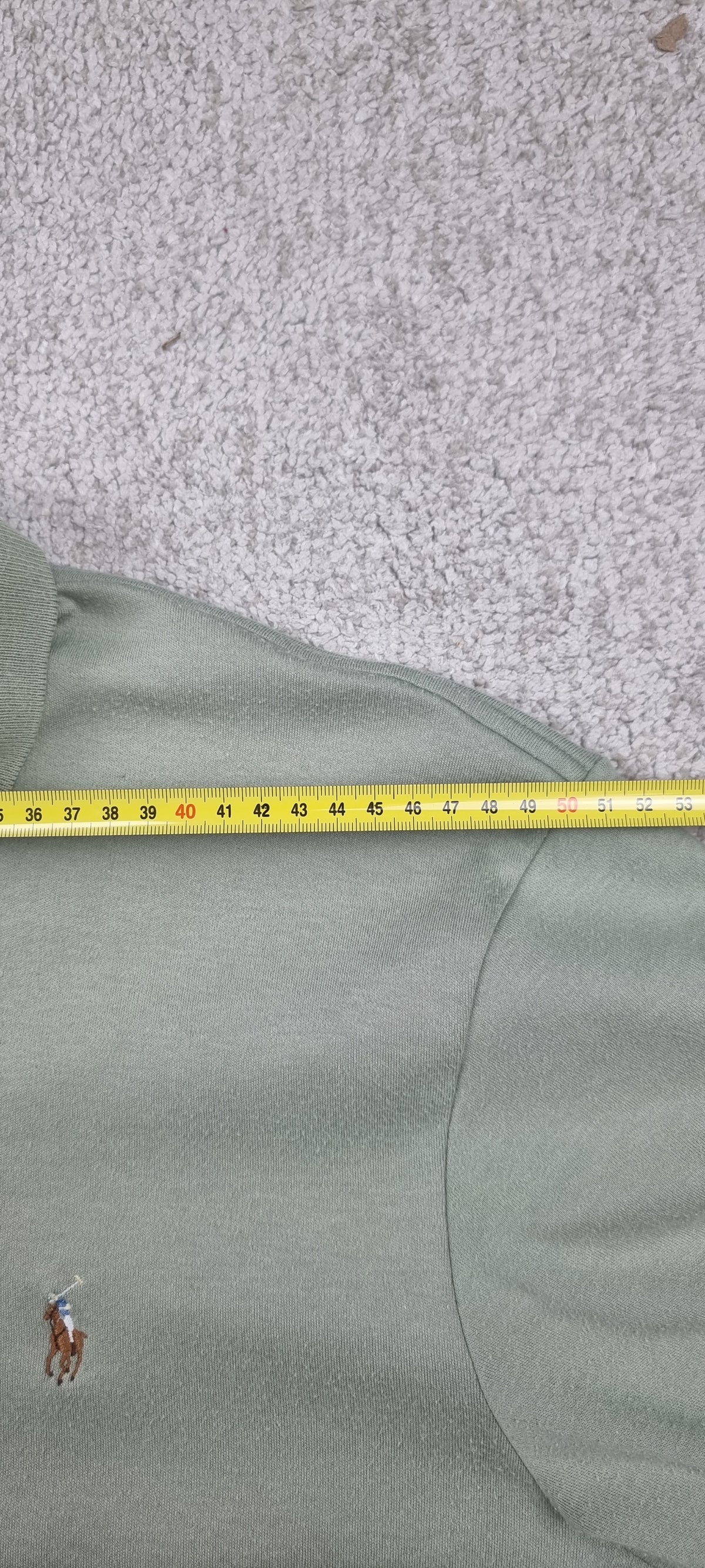 Polo Ralph Lauren vintage verde salvia 100% algodón – Talla M
