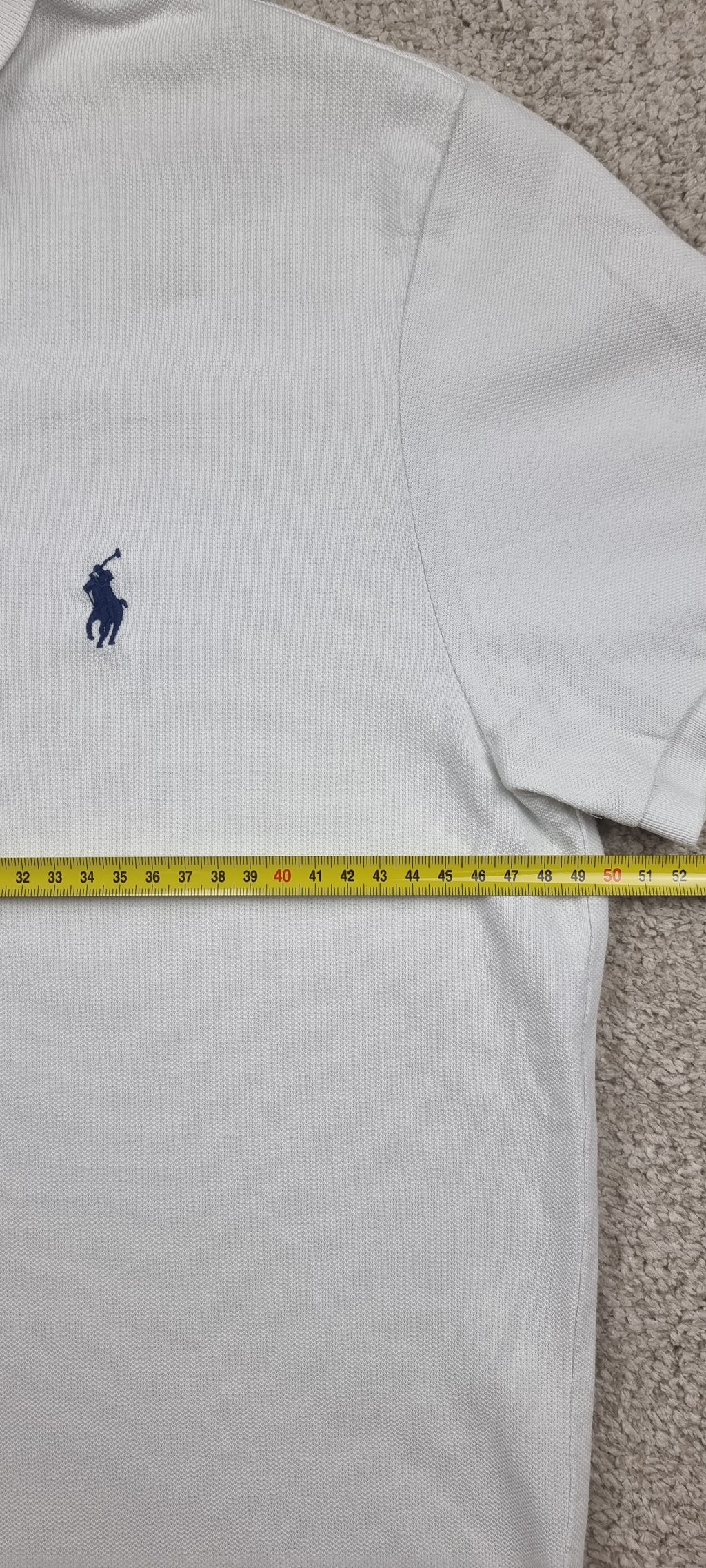 Polo Ralph Lauren Custom Slim Fit blanco – Talla M