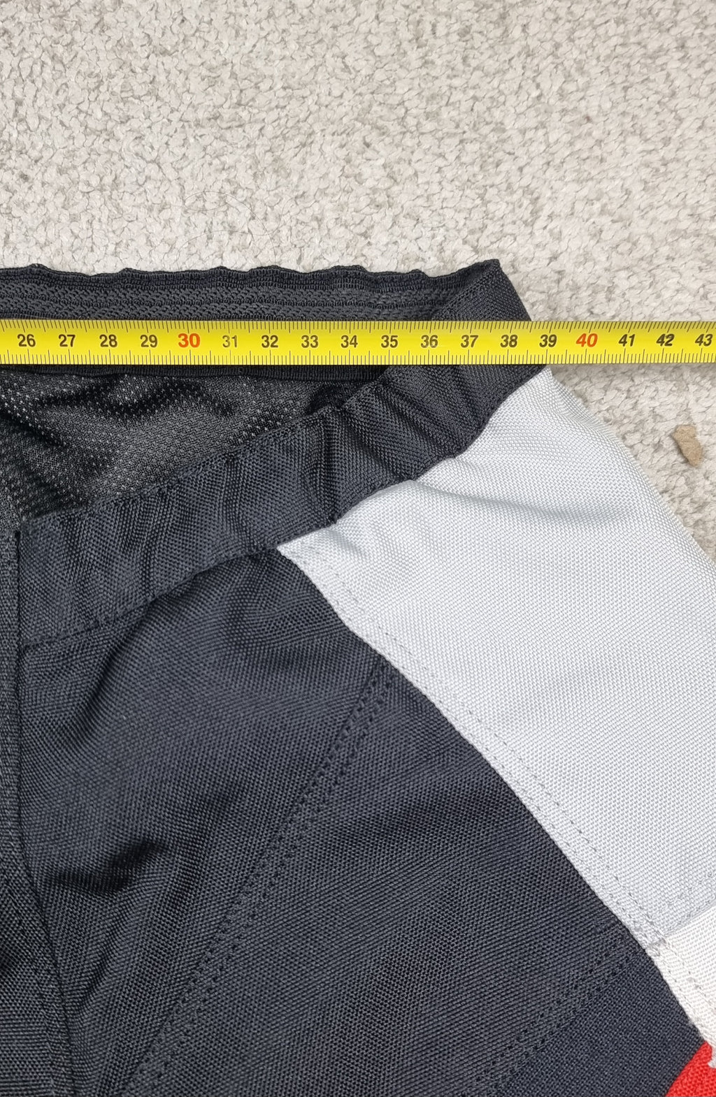 Pantalón moto Pharao X negro rojo y gris talla L