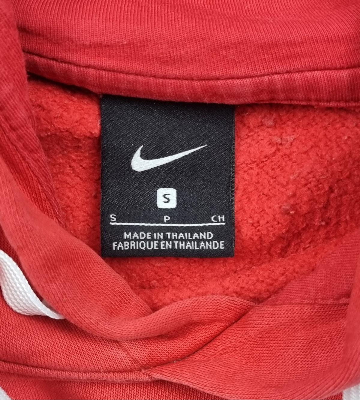 Sudadera Nike Roja con Capucha Talla S