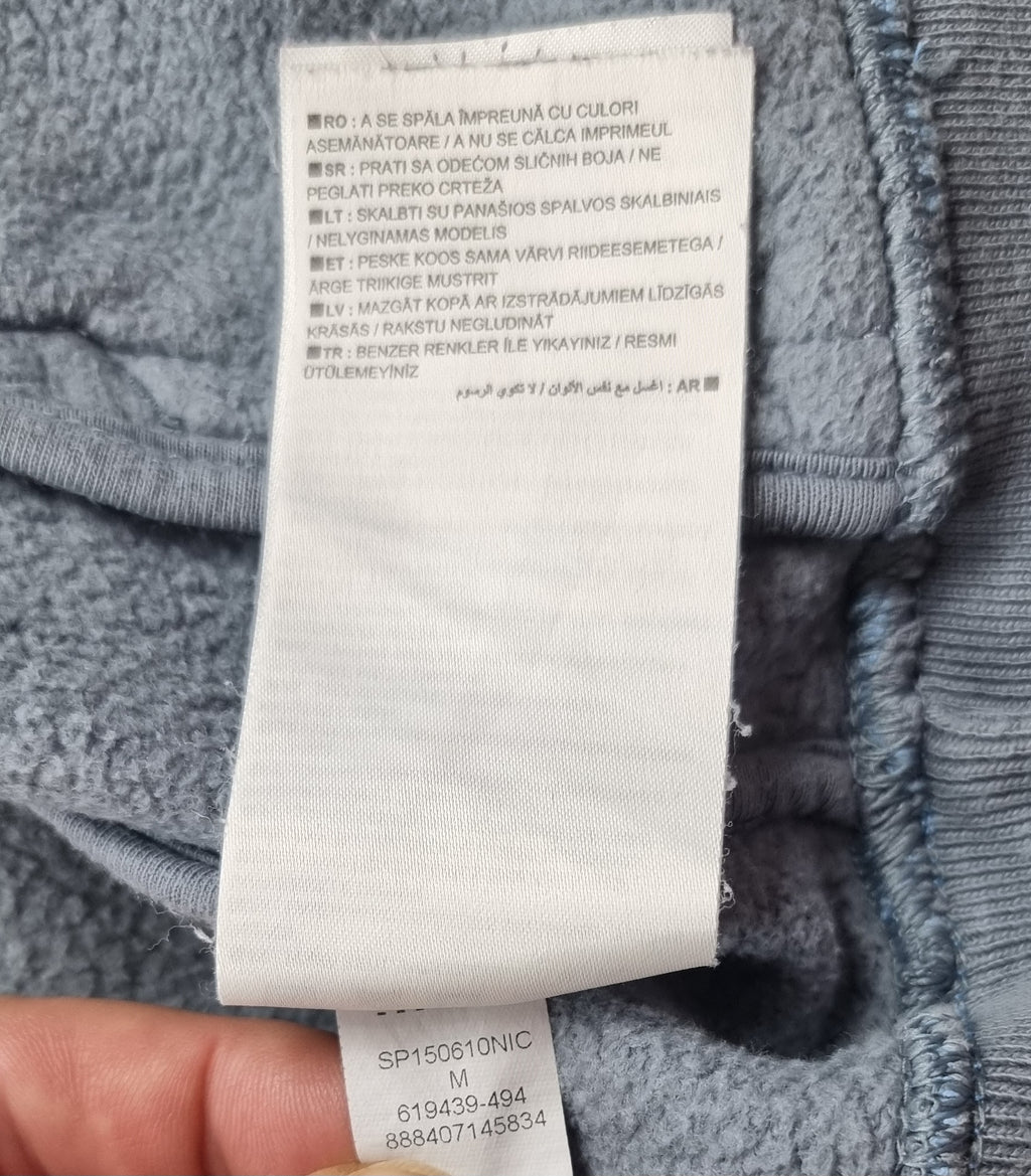 Sudadera Jordan con Capucha Gris y Azul talla M