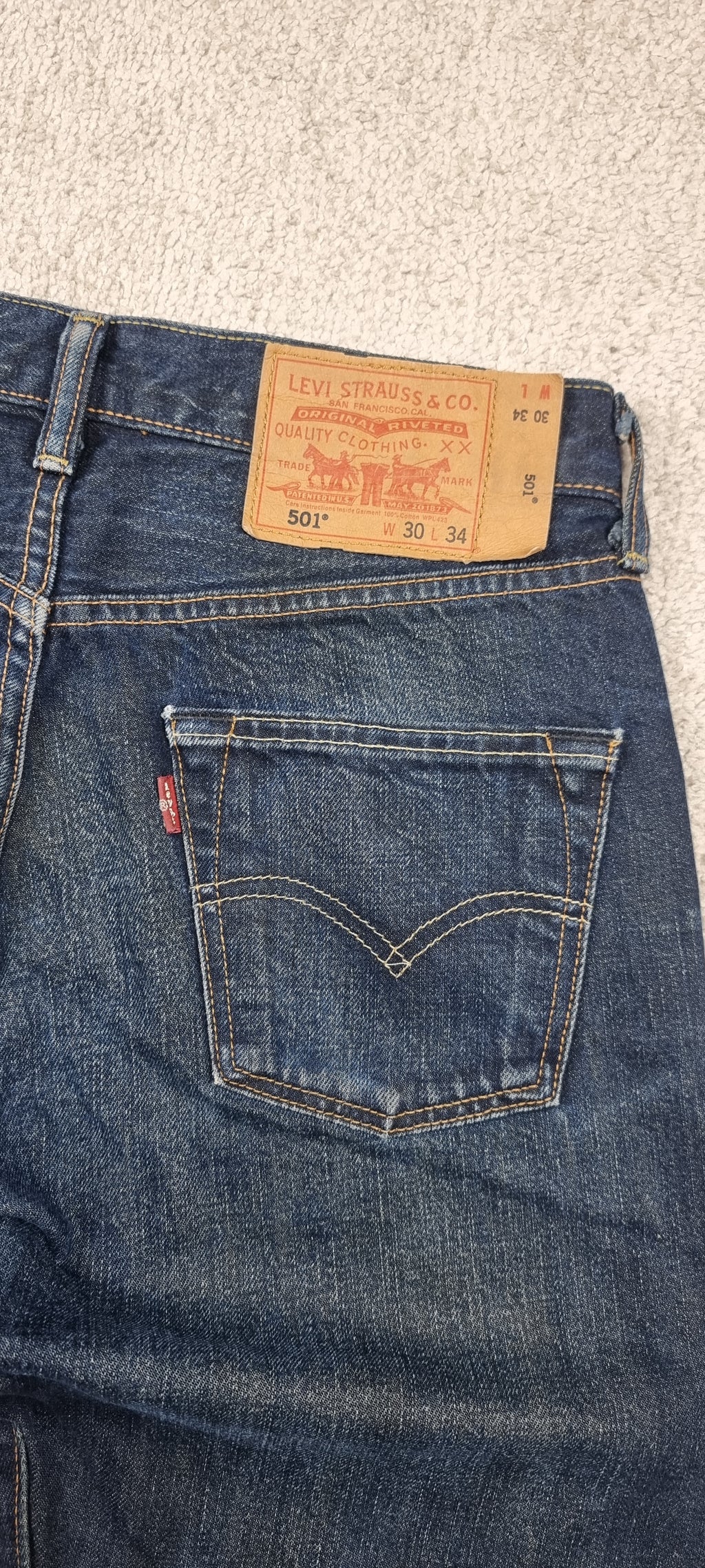 Levi's 501 Vintage Azul W30 L34
