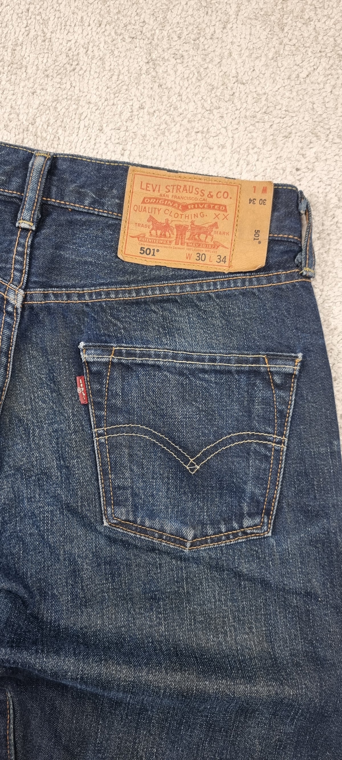 Levi's 501 Vintage Azul W30 L34