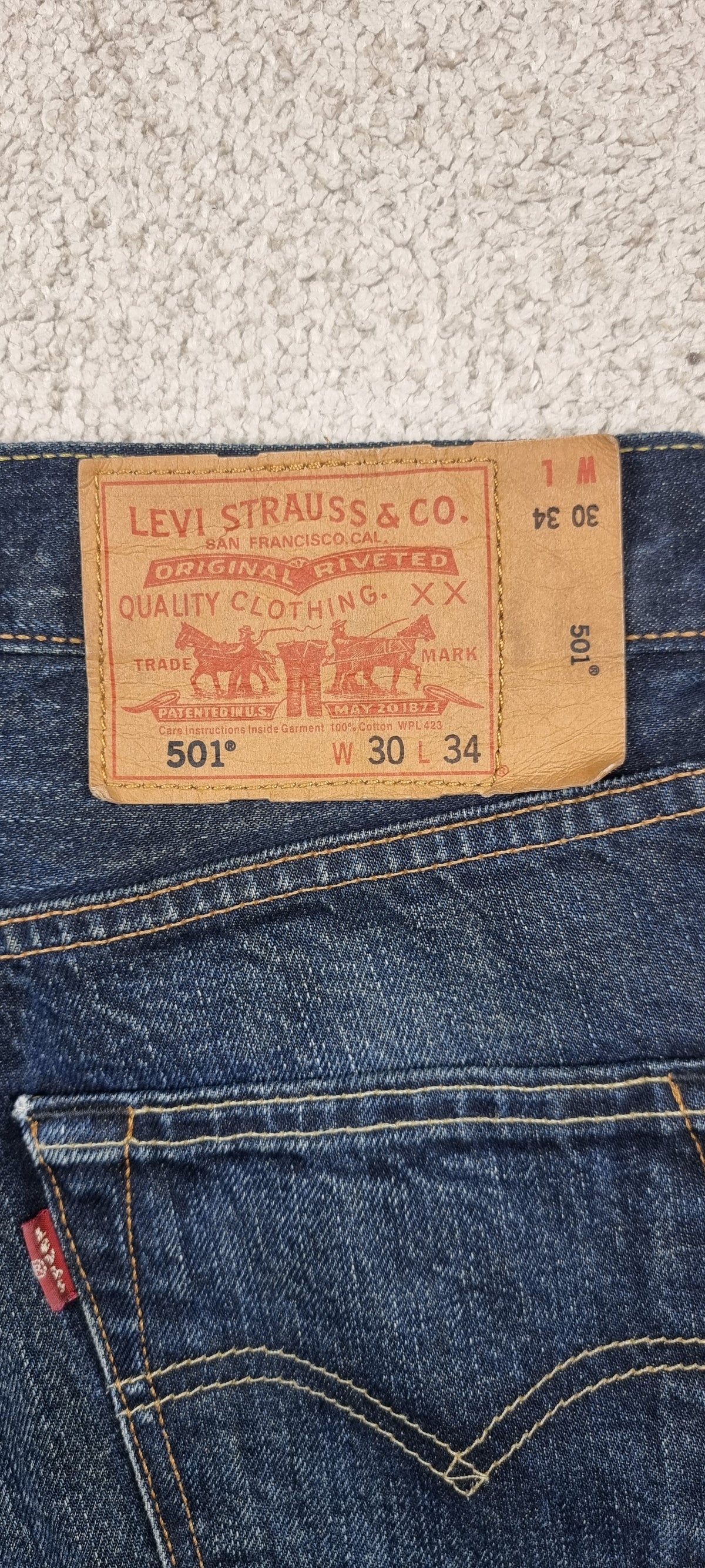 Levi's 501 Vintage Azul W30 L34