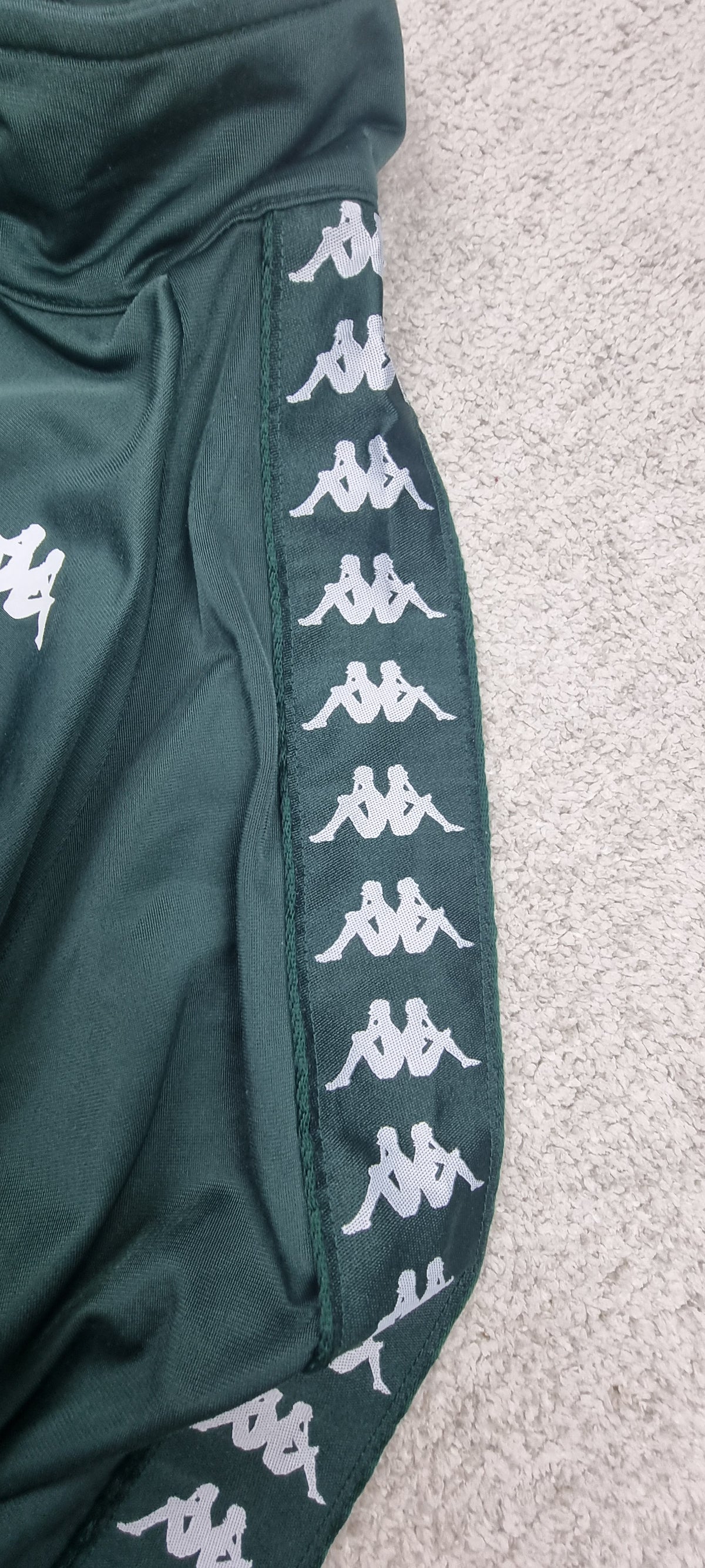 Chaqueta Kappa Banda Verde Oscuro talla M