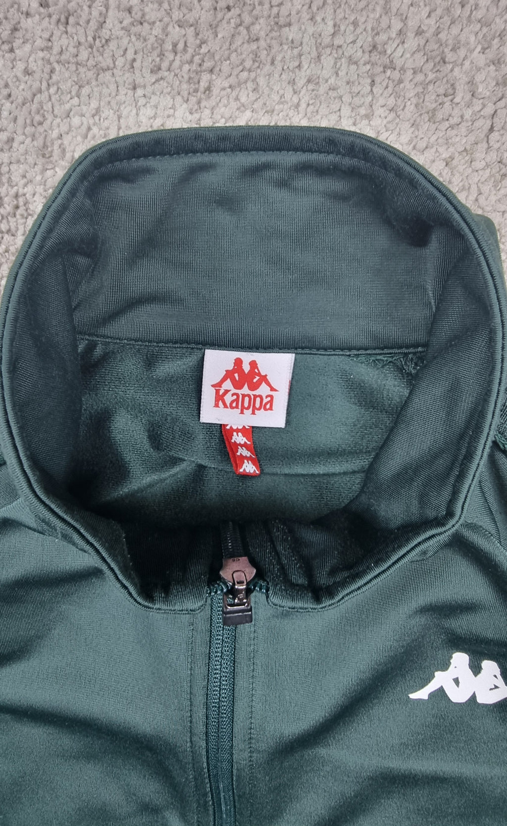 Chaqueta Kappa Banda Verde Oscuro talla M