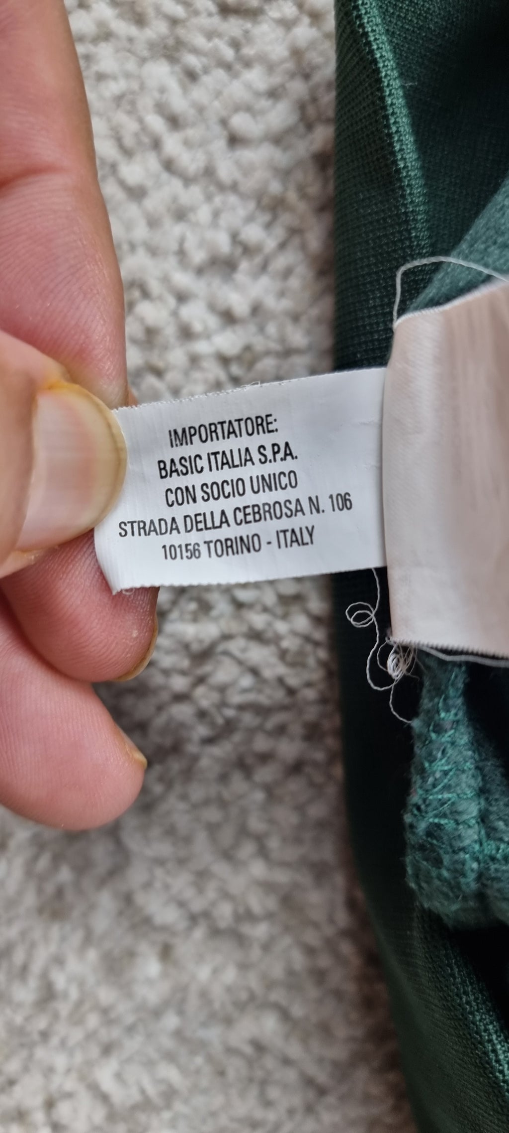 Chaqueta Kappa Banda Verde Oscuro talla M