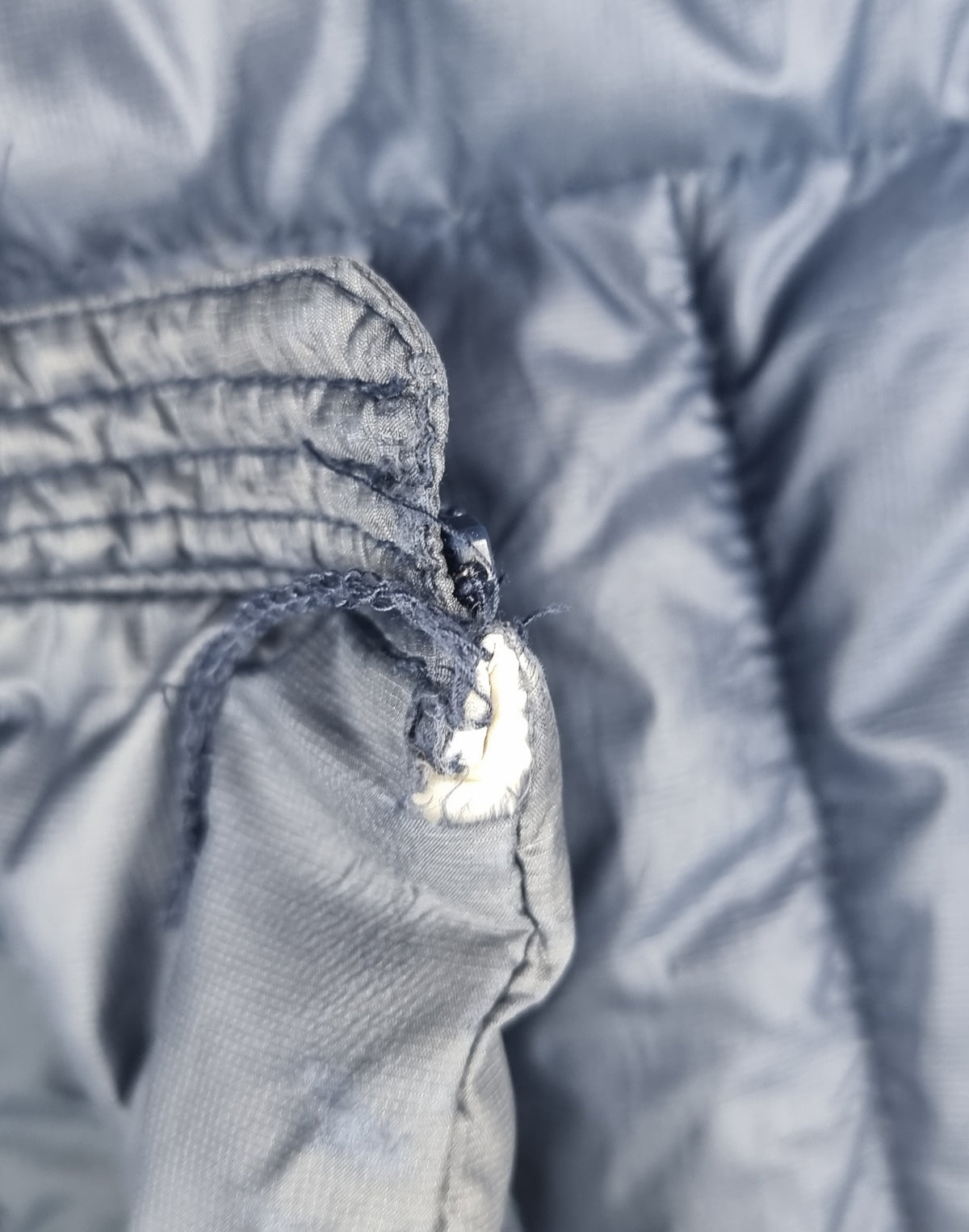 Chaqueta de plumas Mont-bell EX 800 azul marino – Talla L