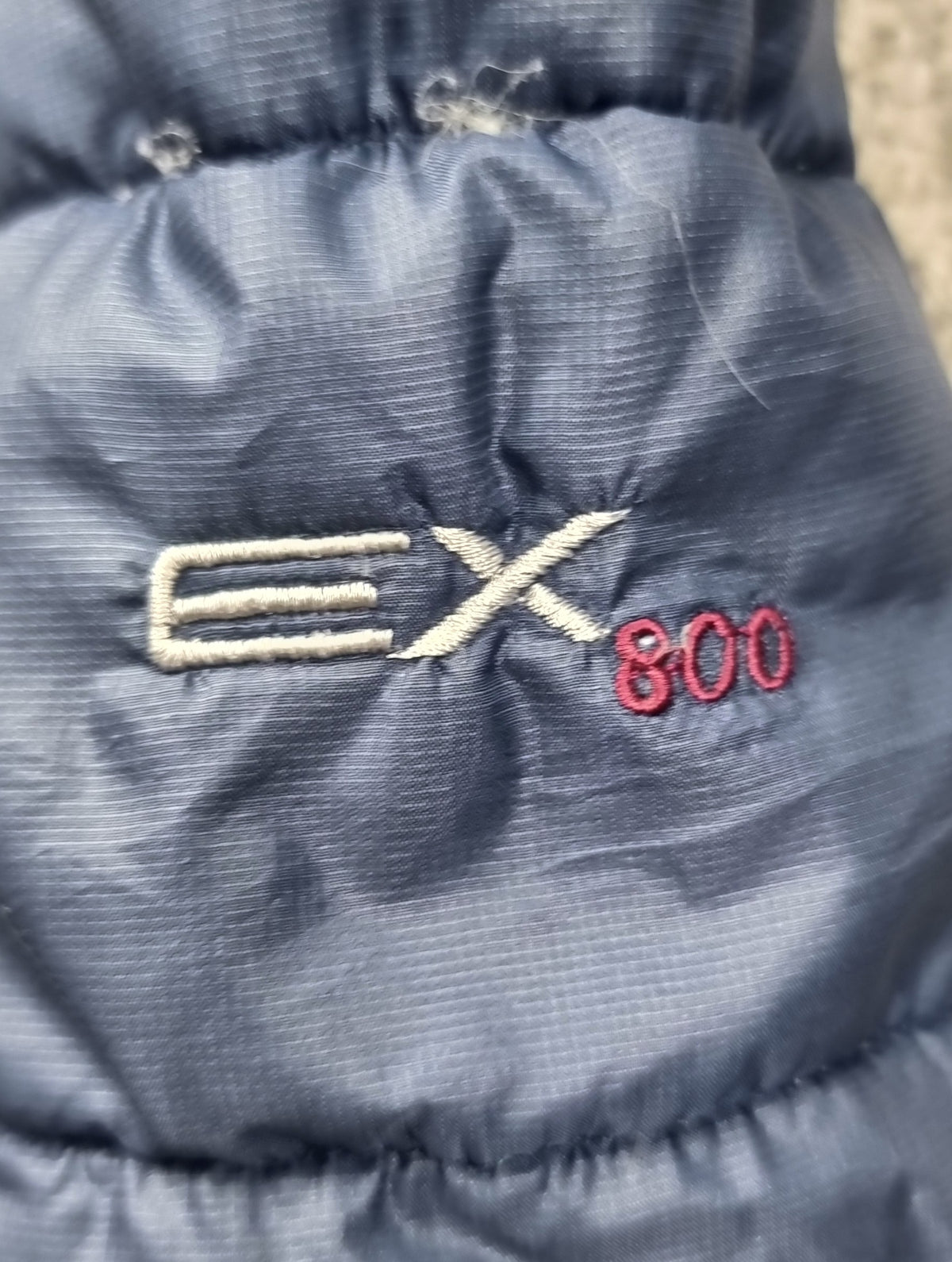 Chaqueta de plumas Mont-bell EX 800 azul marino – Talla L