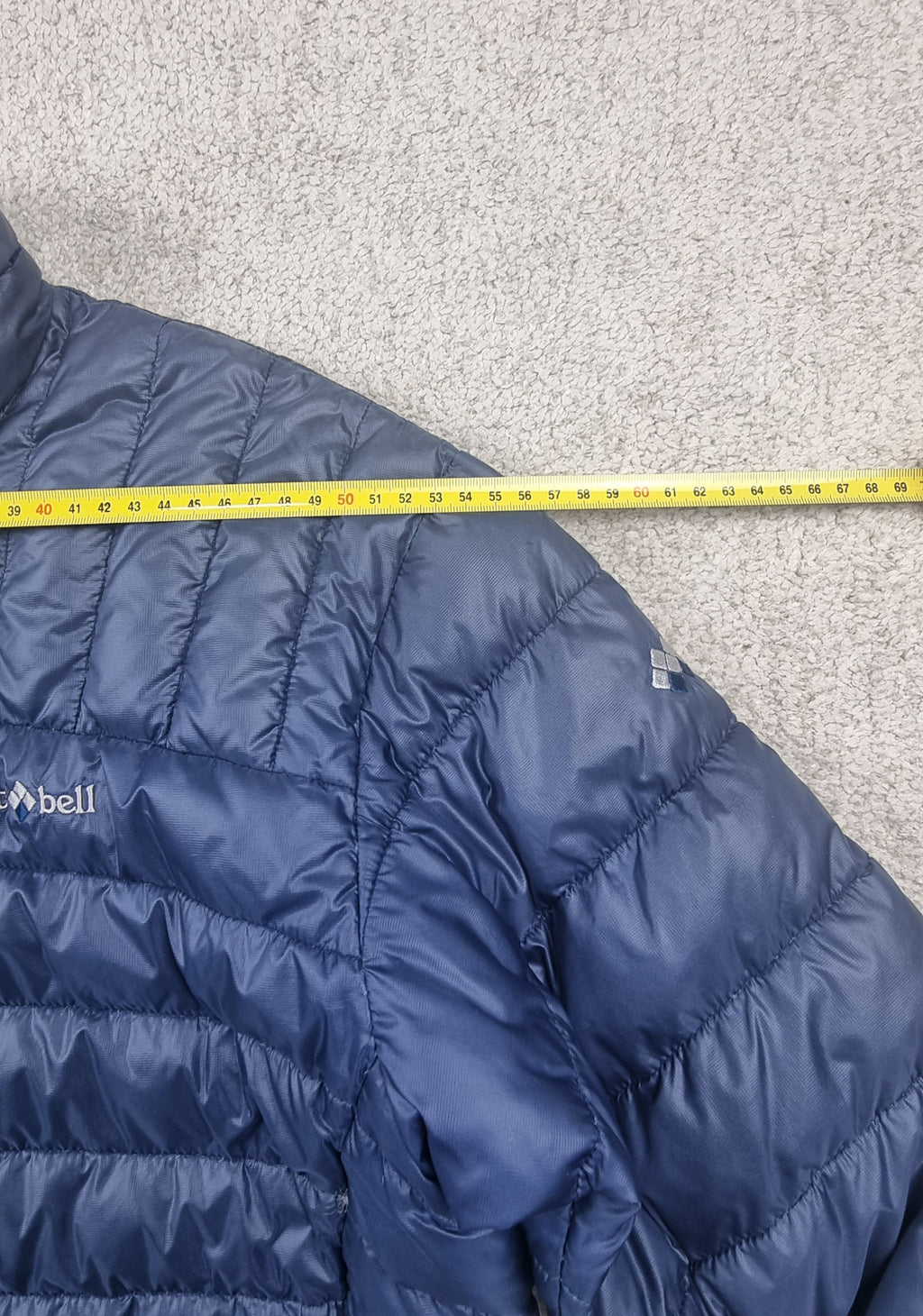 Chaqueta de plumas Mont-bell EX 800 azul marino – Talla L
