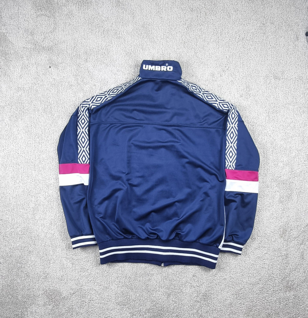 Chaqueta chándal Umbro L.S.E.F. Verona vintage azul marino talla L