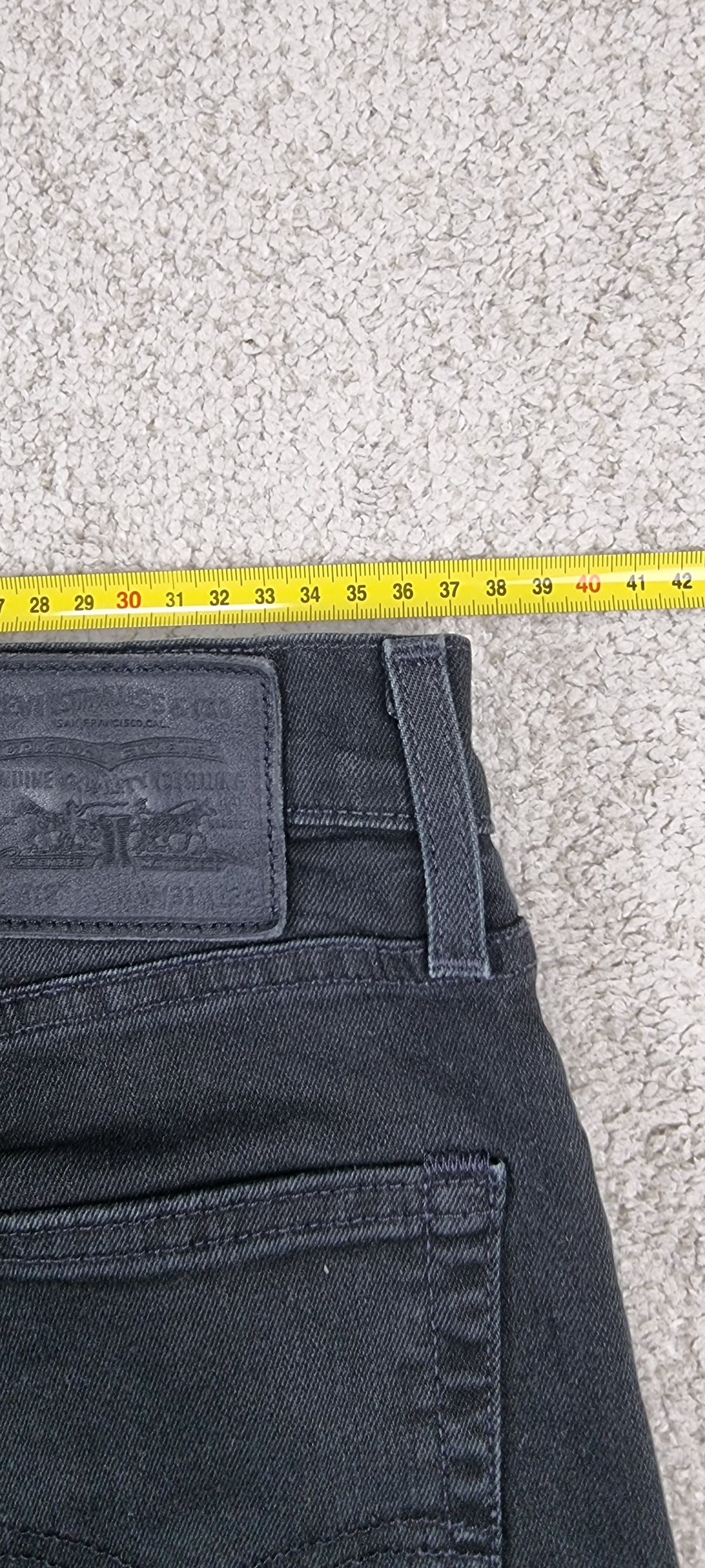 Levi's 511 Slim Jeans Negro/Gris W30 L30