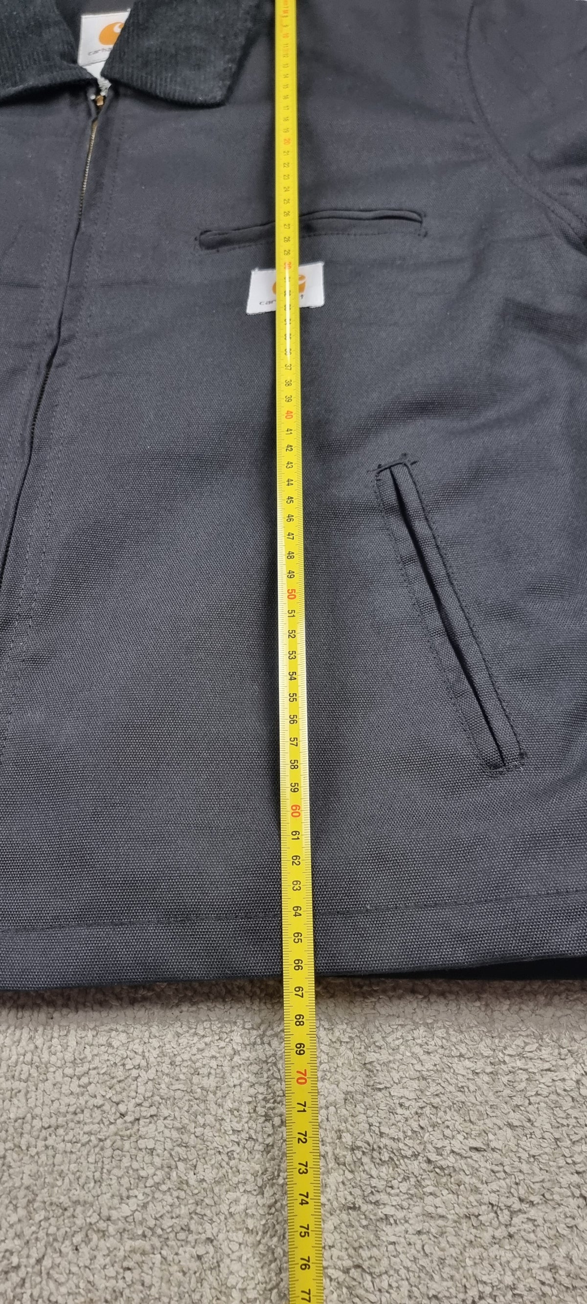 Chaqueta Carhartt Rework Detroit Made in USA Negra Talla L