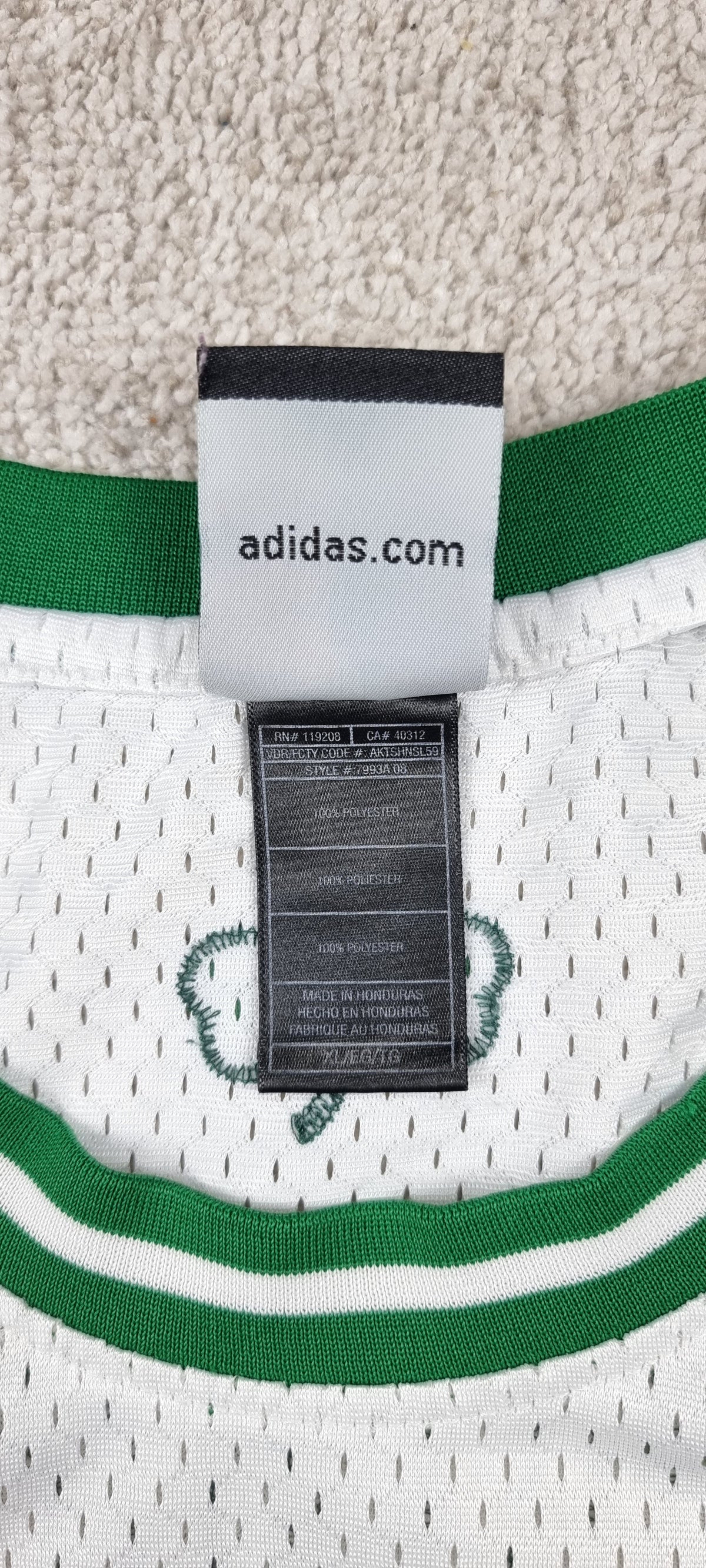 Camiseta NBA Adidas Boston Celtics Kevin Garnett #5 XL 2+